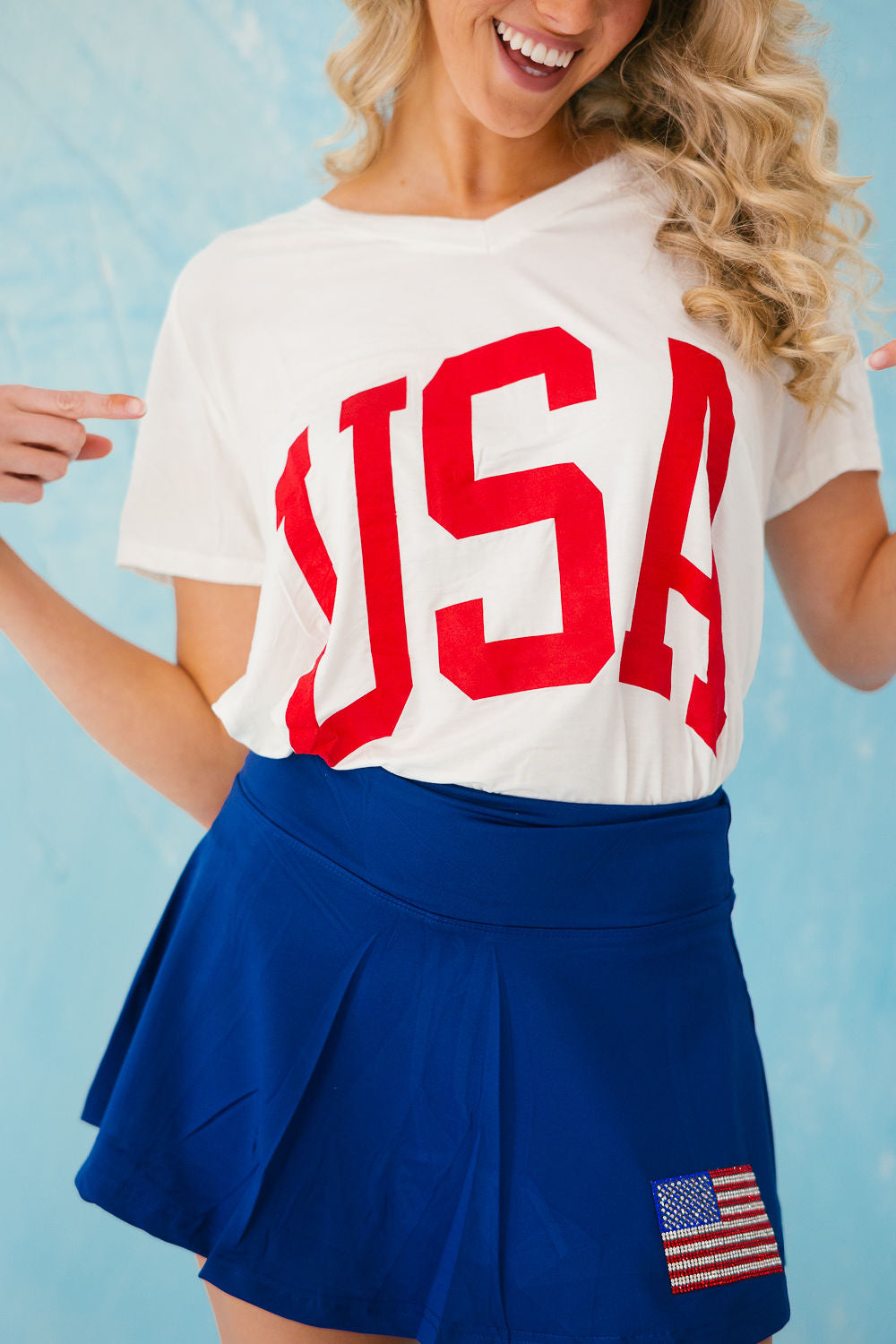 PROUD TO BE V-NECK TEE Shirts & Tops Judith March