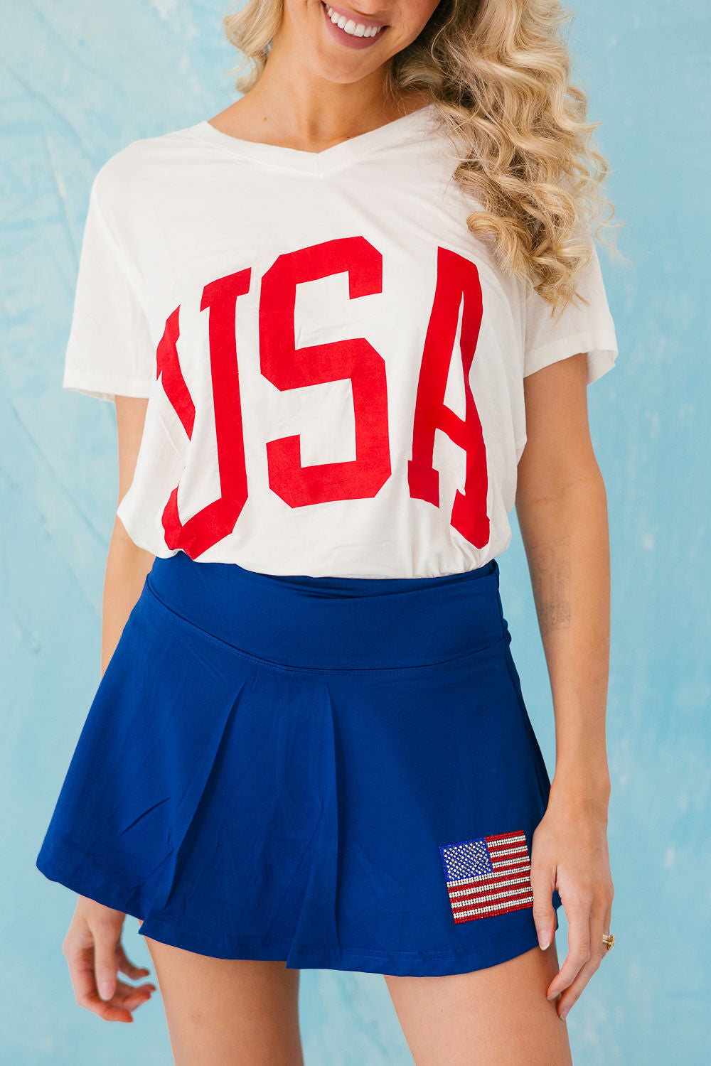 PROUD TO BE V-NECK TEE Shirts & Tops Judith March