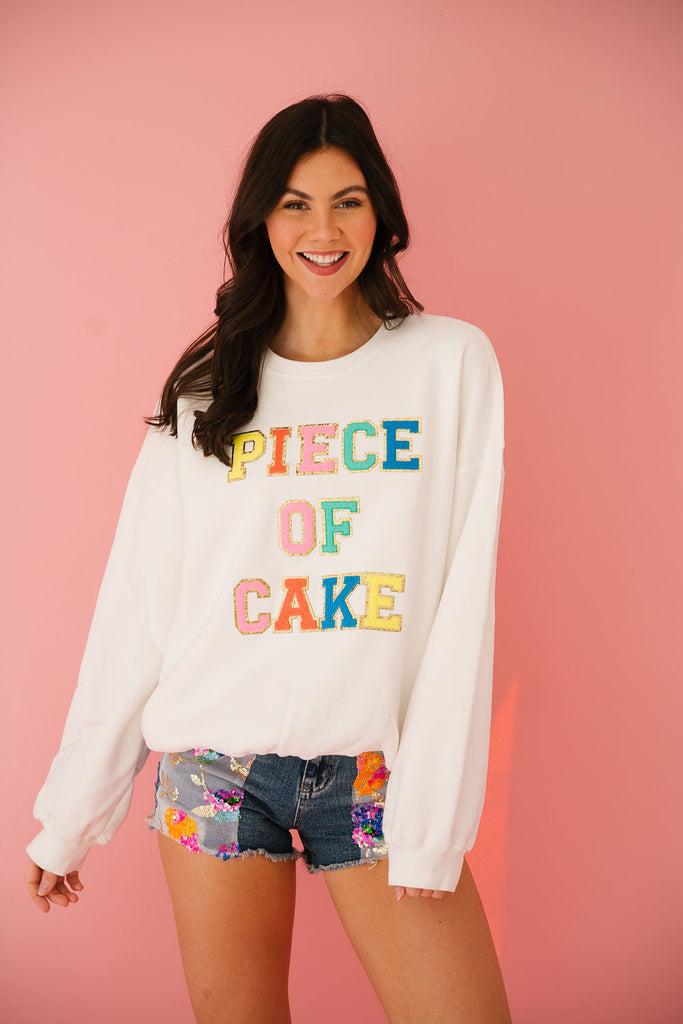 PIECE OF CAKE WHITE PULLOVER pullover Judith March