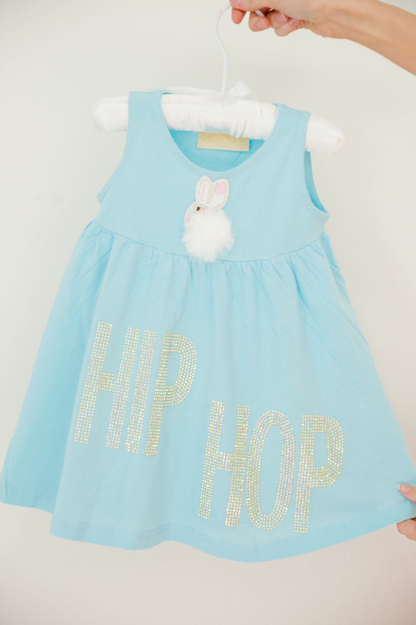 MINI KIDS HIP HOP BLUE DRESS PULLOVER Judith March