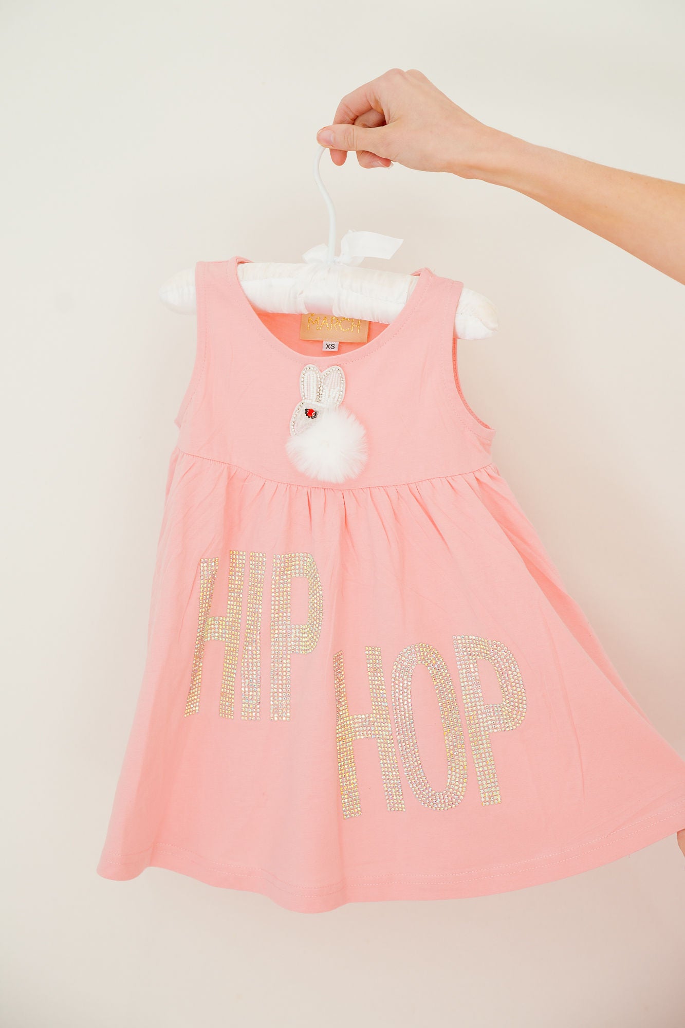 MINI KIDS HIP HOP PINK DRESS SWEATER Judith March