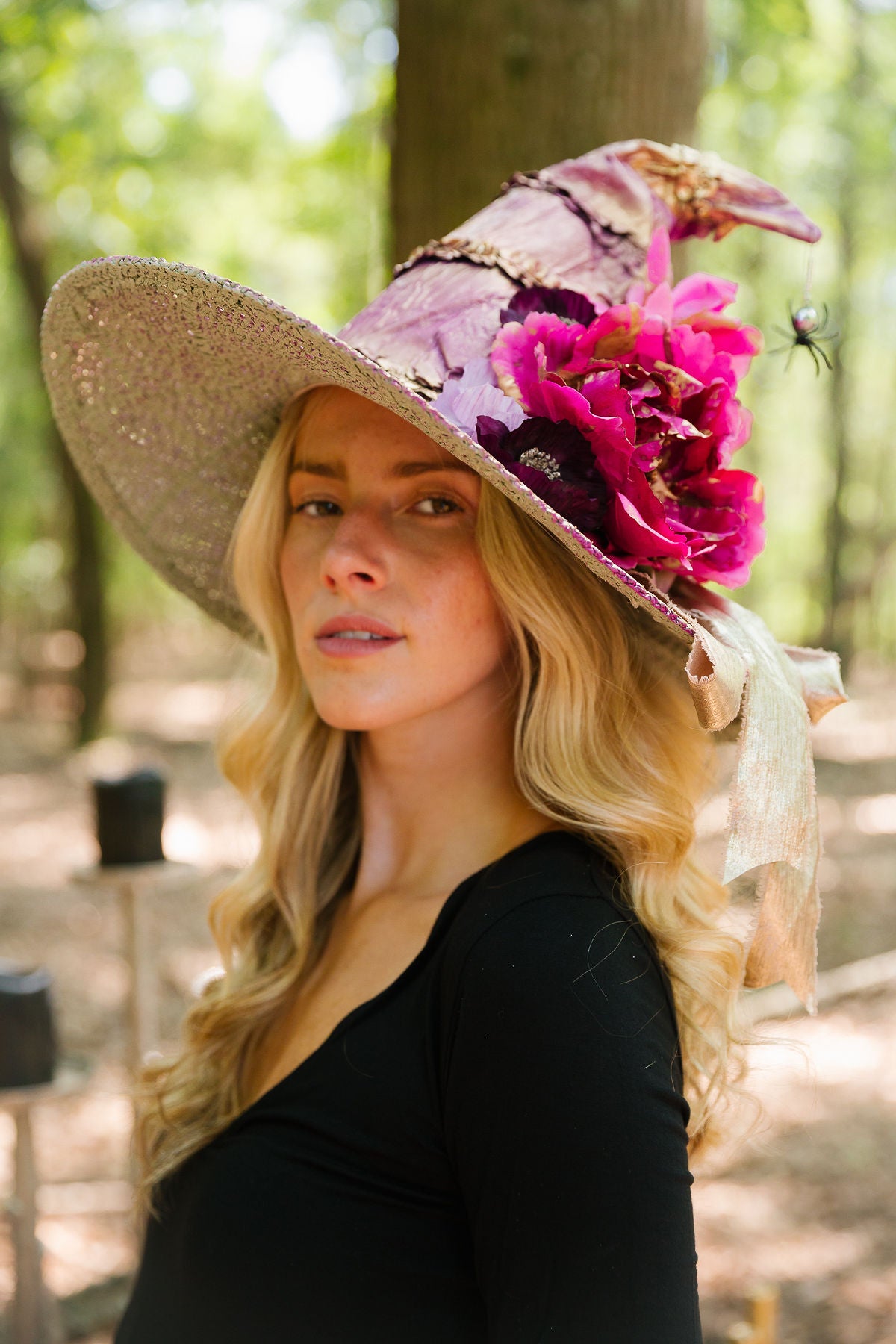 THE GILDED GARDEN WITCH HAT (ONE OF A KIND) WITCH HAT Judith March