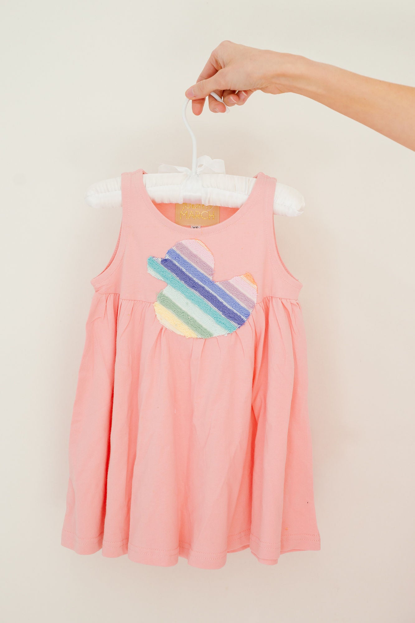 MINI KIDS TERRY DUCK PINK DRESS PULLOVER Judith March