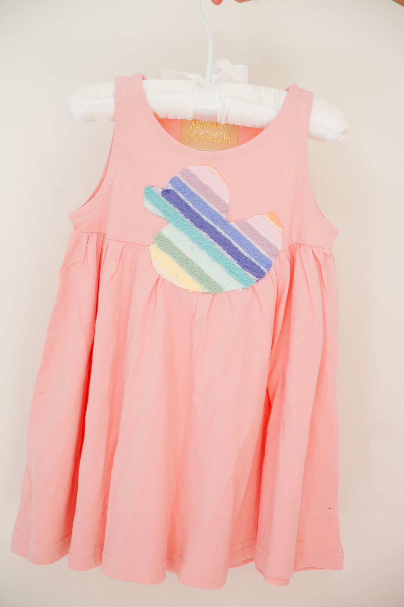 MINI KIDS TERRY DUCK PINK DRESS PULLOVER Judith March