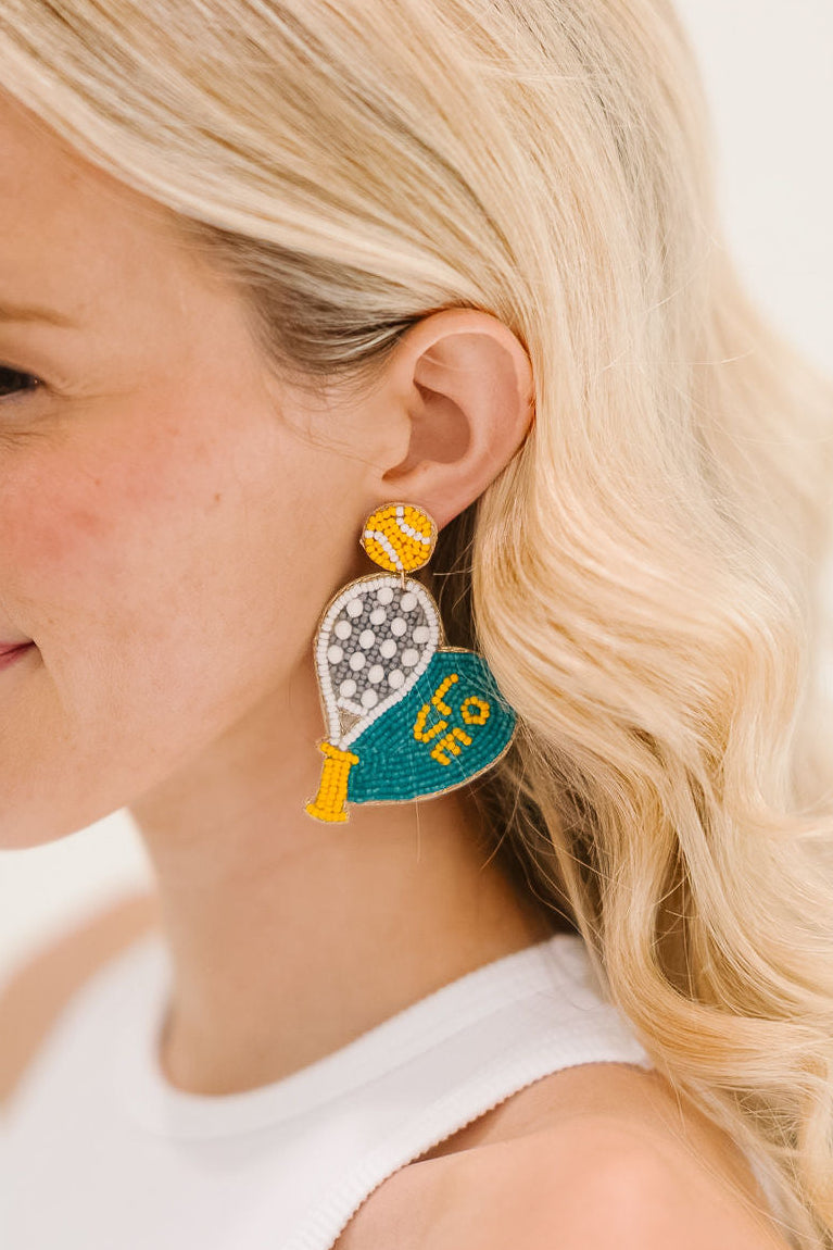 TENNIS LOVE EARRINGS earrings Judith March