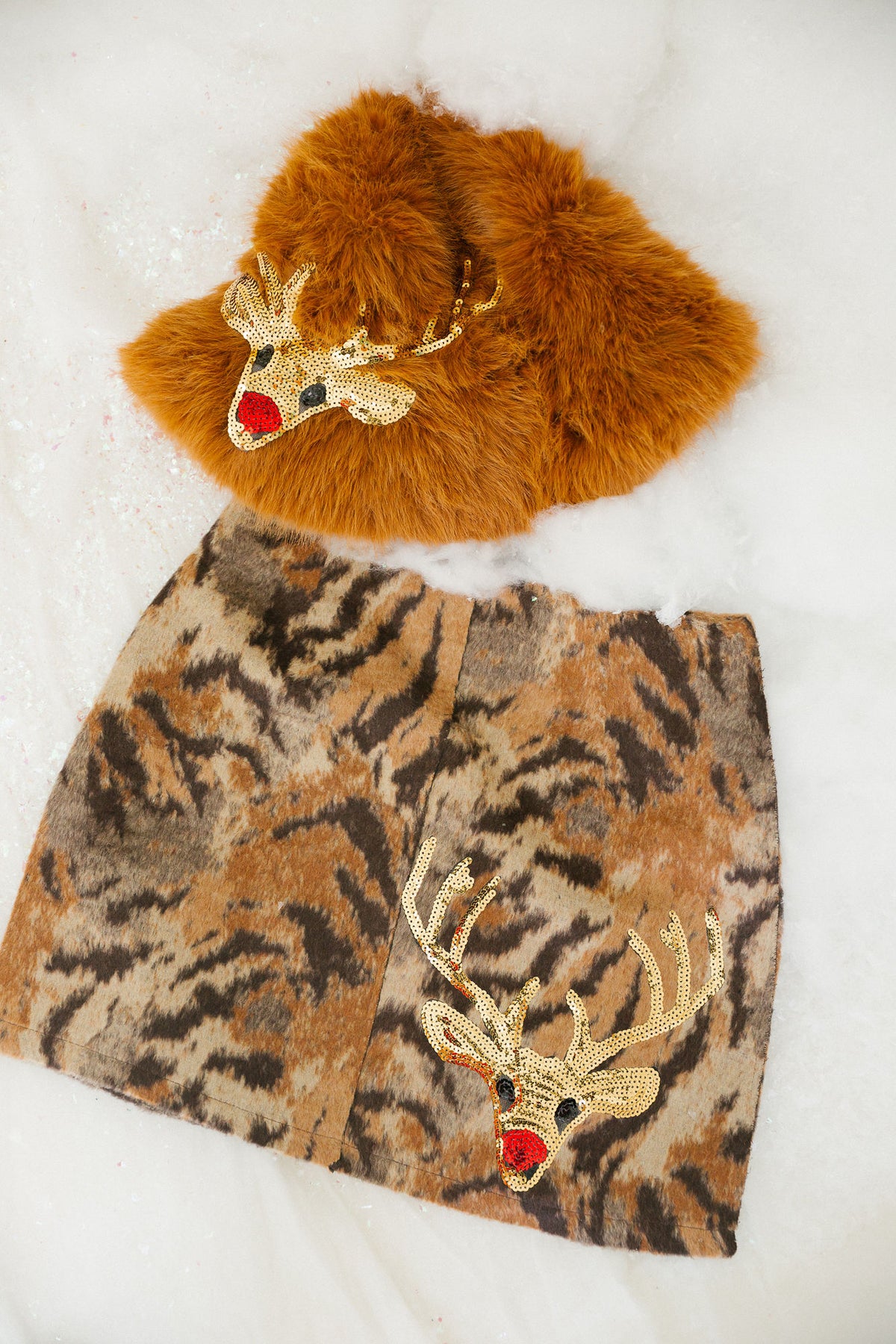 WILD ABOUT RUDOLPH MINI SKIRT SKIRT Judith March