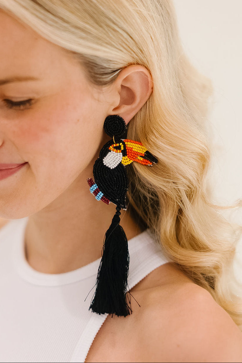 TROPICAL TOUCAN EARRINGS earrings Judith March