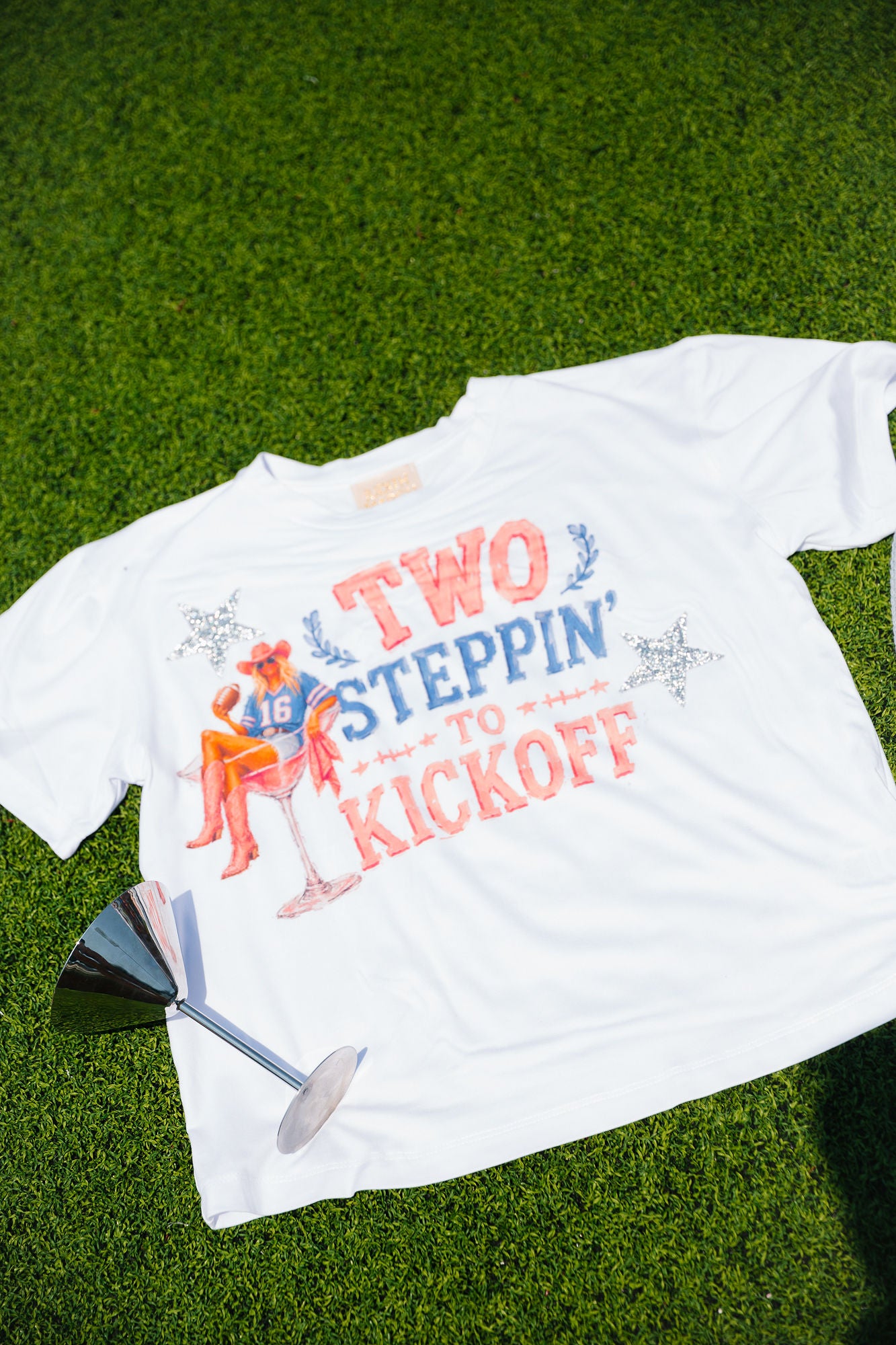 TWO STEPPIN' TO KICKOFF TEE TEE Judith March