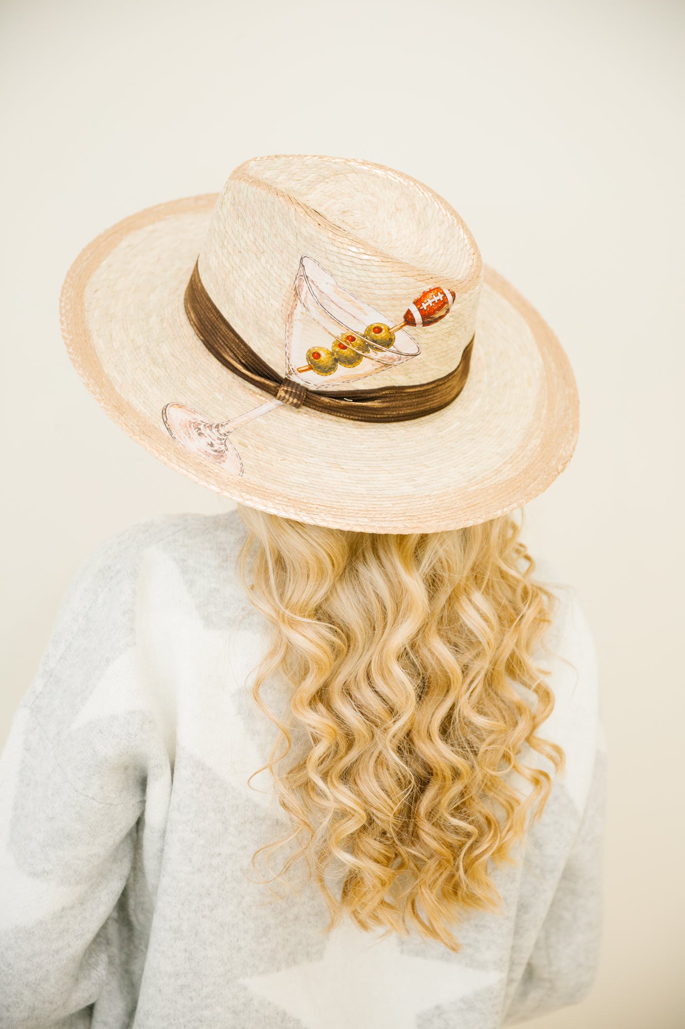 SPORTY COCKTAIL STRAW HAT HAT Judith March