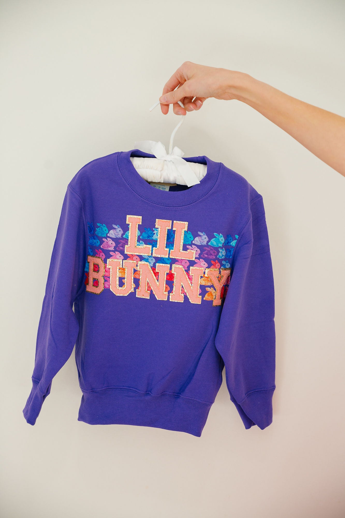 MINI KIDS LIL BUNNY PURPLE PULLOVER PULLOVER Judith March