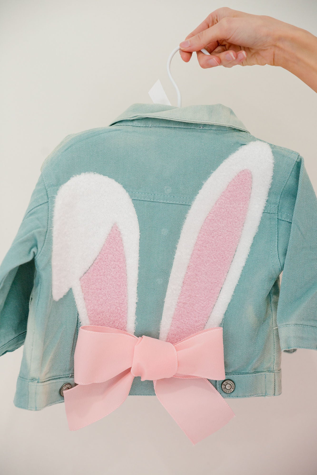 MINI KIDS BUNNY BOW BLUE JACKET JACKET Judith March