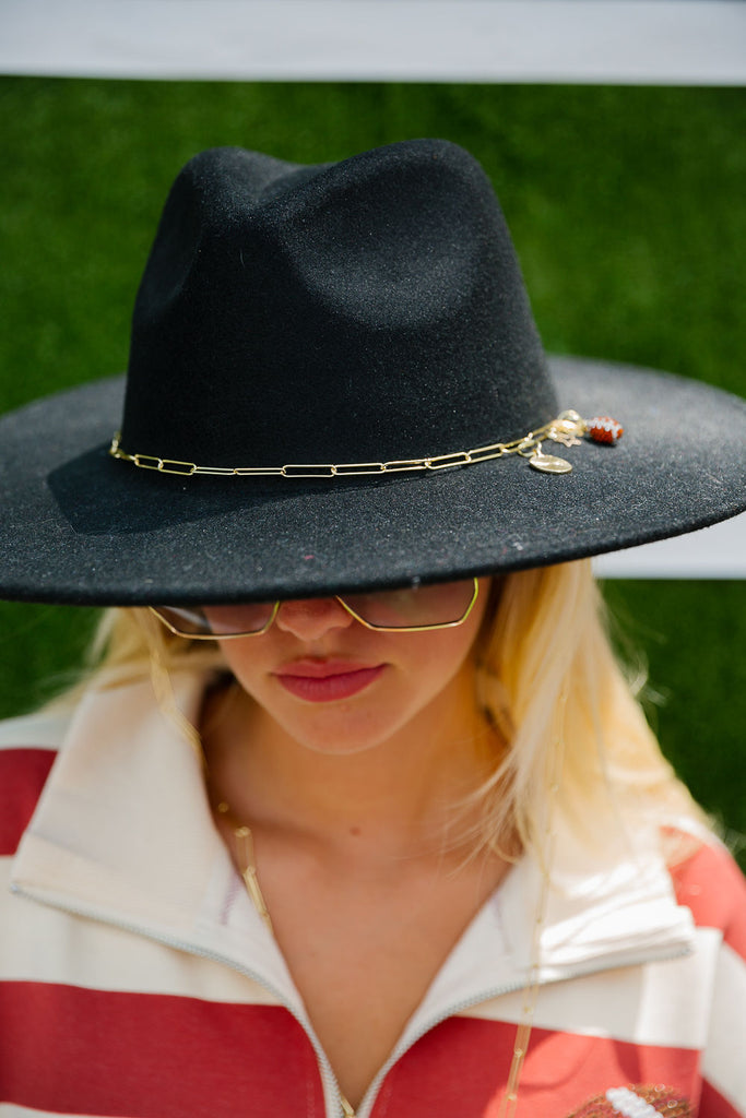 GAME DAY CHARMS BLACK RANCHER HAT RANCHER HAT Judith March   