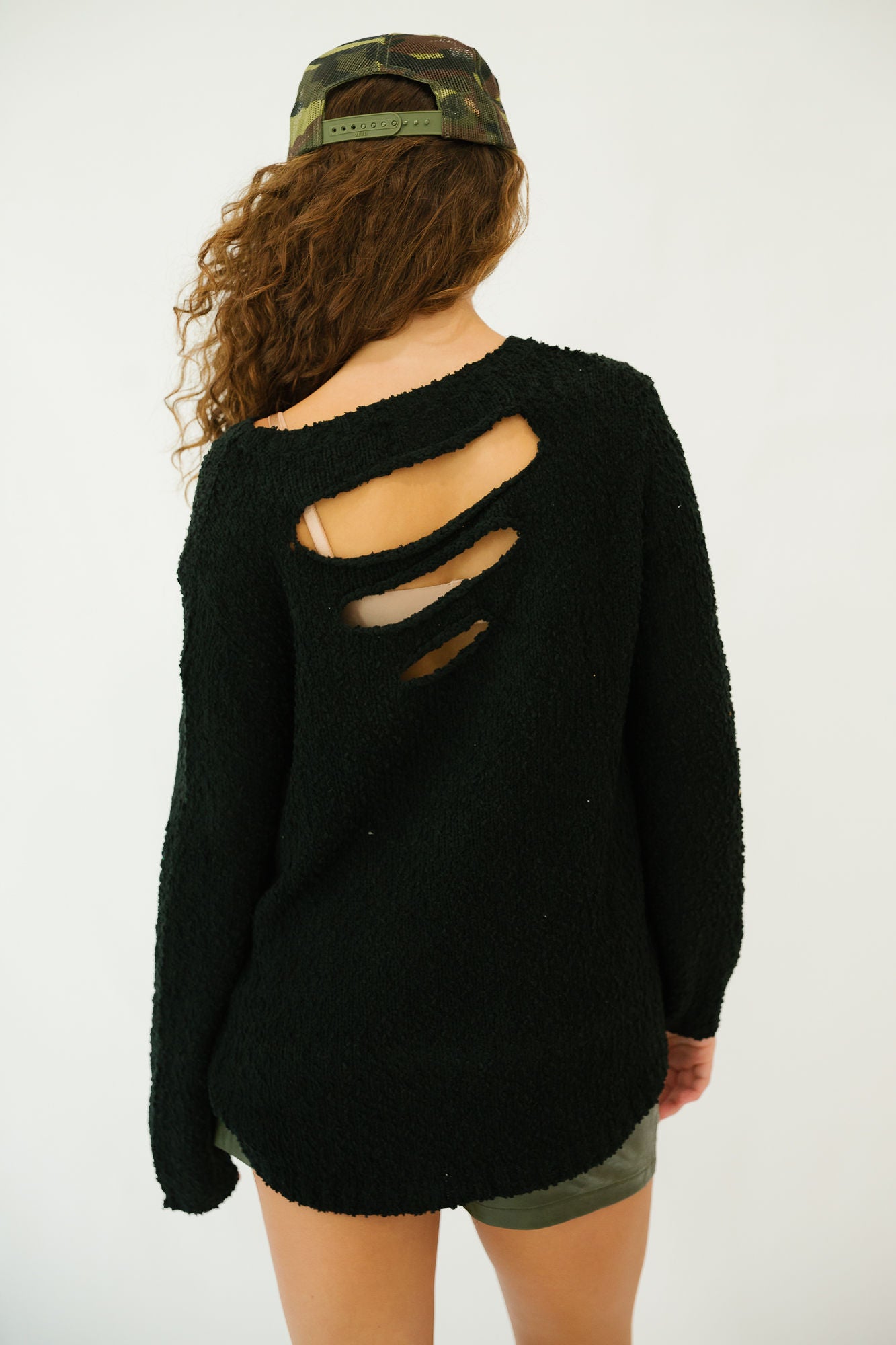CAMO PUMPKIN SWEATER PULLOVER Judith March