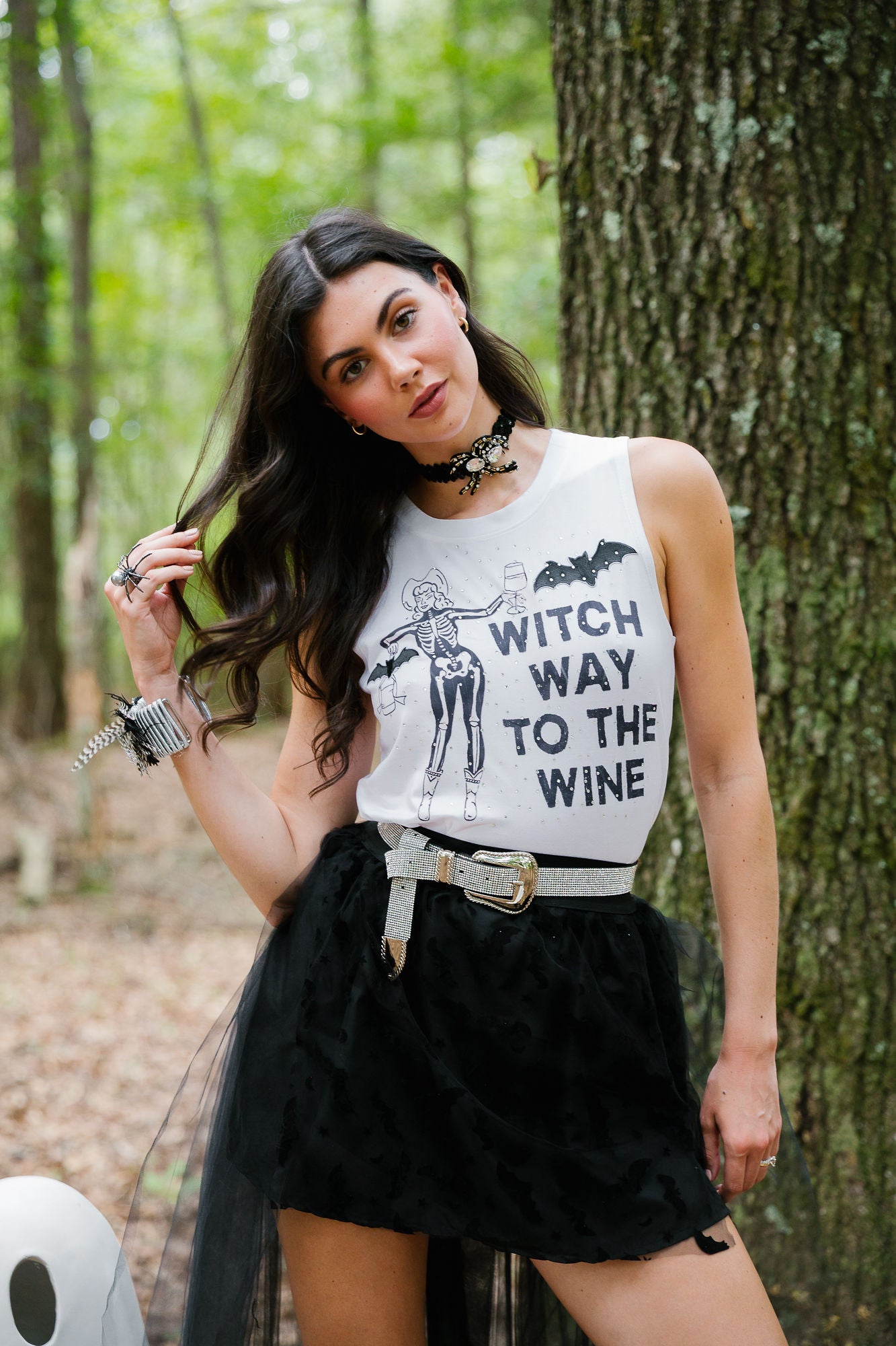 WITCH WAY TO THE WINE TANK/TEE TANK Judith March
