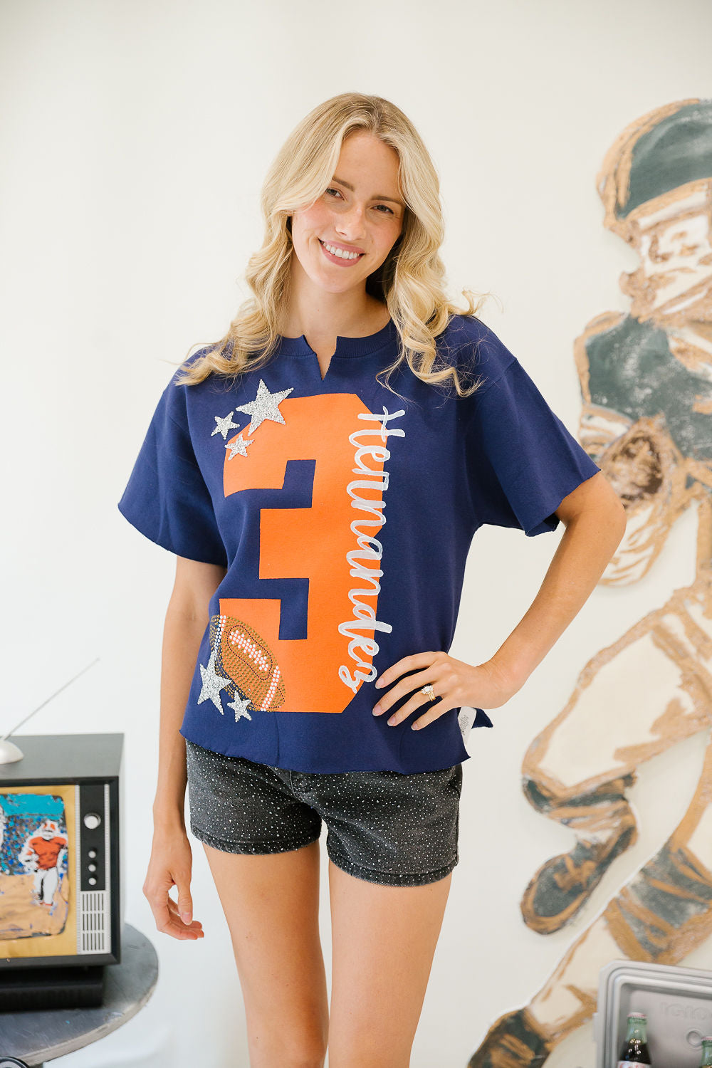 CUSTOM GAMEDAY NAME & NUMBER PULLOVER PULLOVER Judith March