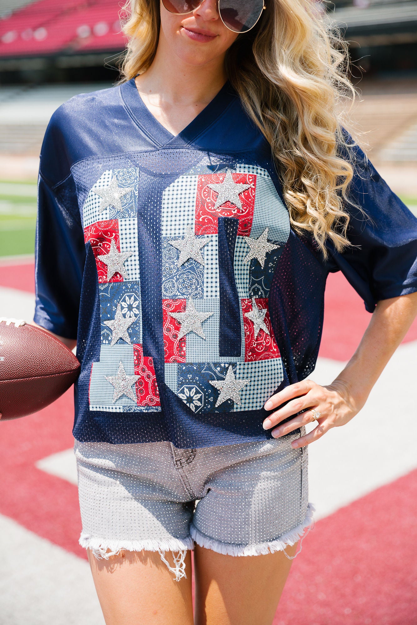 CUSTOM QUILT NUMBER JERSEY jersey Judith March