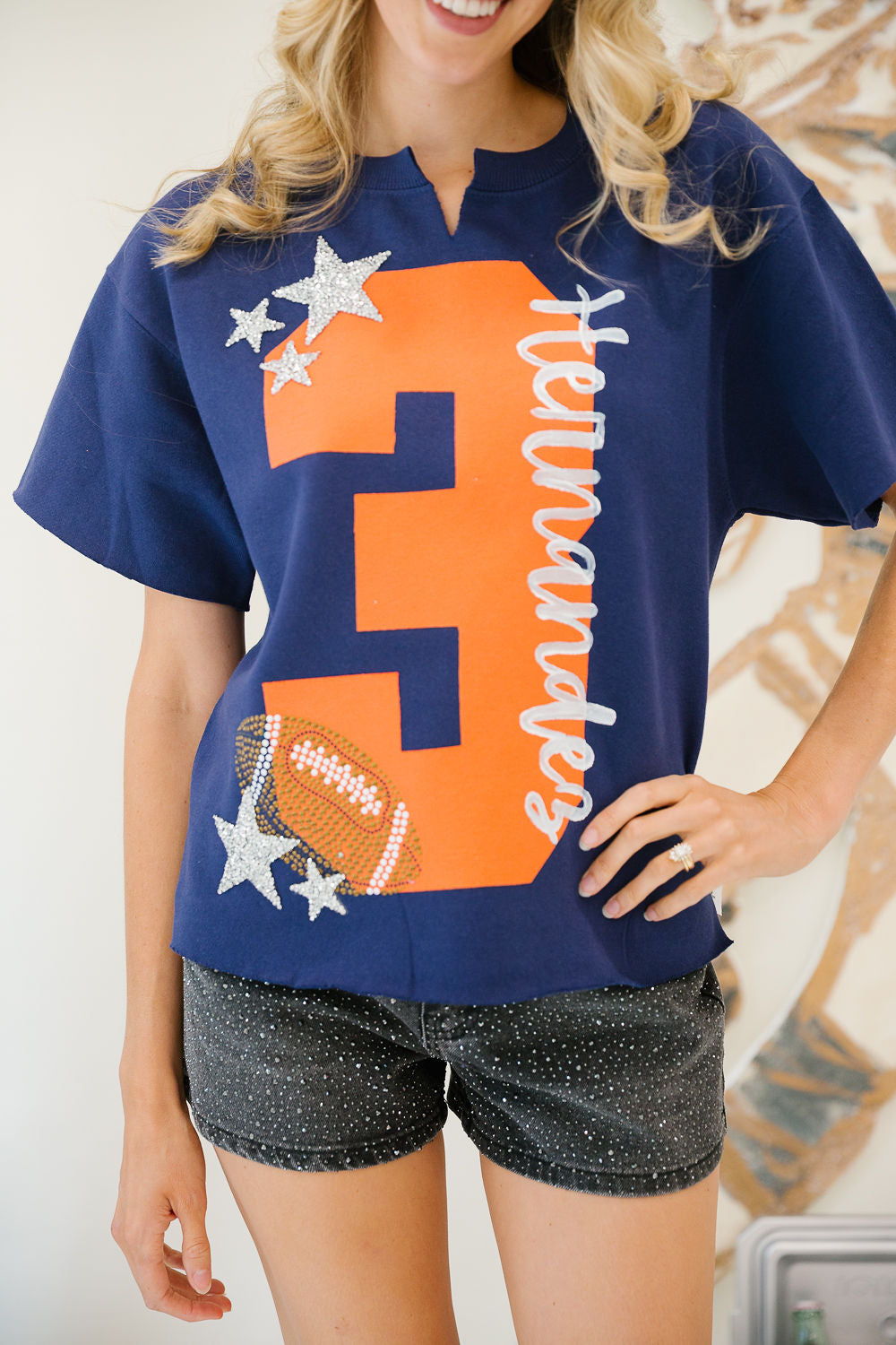 CUSTOM GAMEDAY NAME & NUMBER PULLOVER PULLOVER Judith March