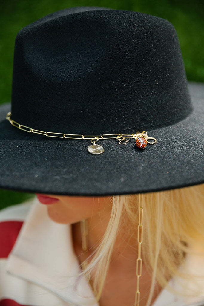 GAME DAY CHARMS BLACK RANCHER HAT RANCHER HAT Judith March   