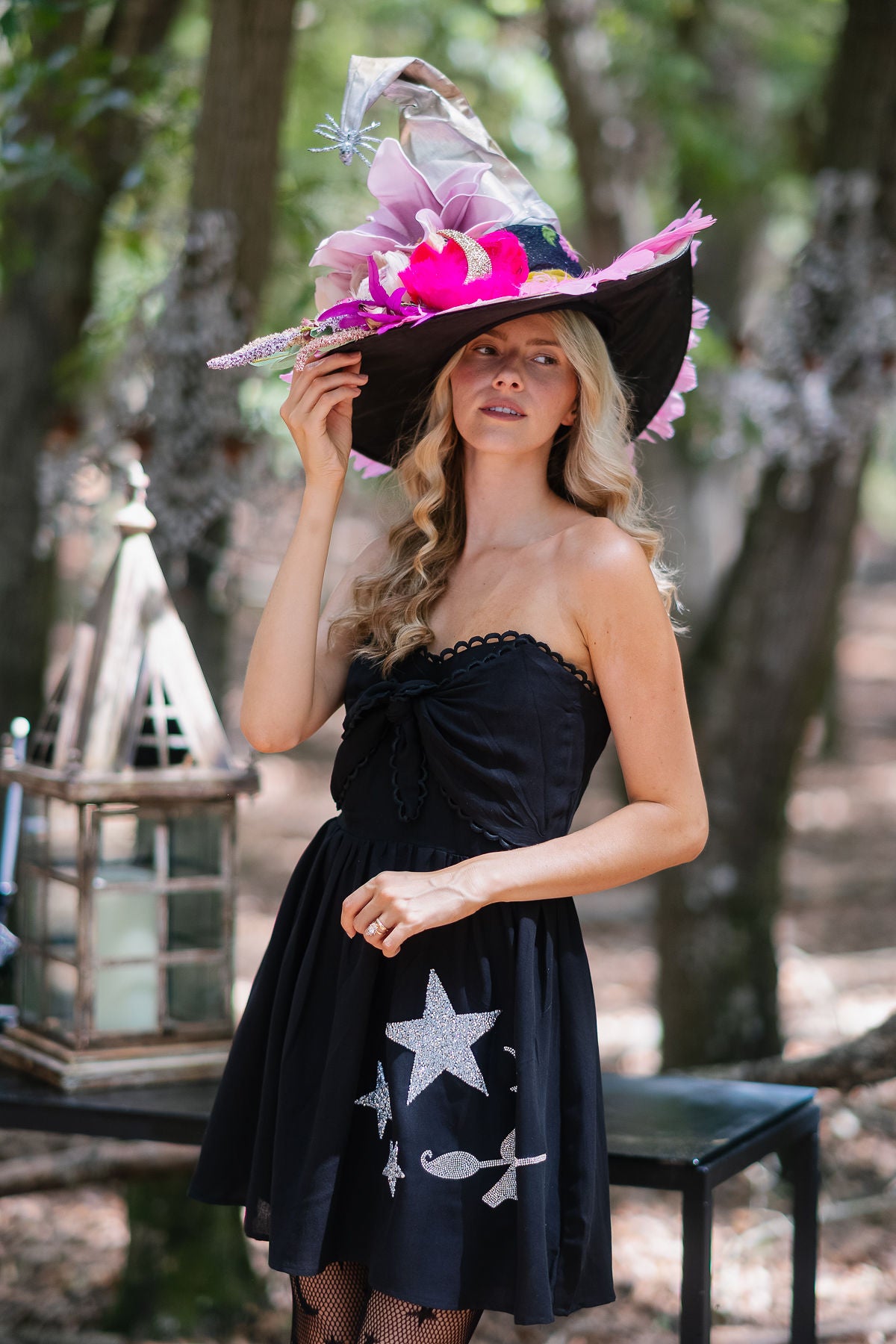 BEWITCHED BOUQUET WITCH HAT (ONE OF A KIND) WITCH HAT Judith March