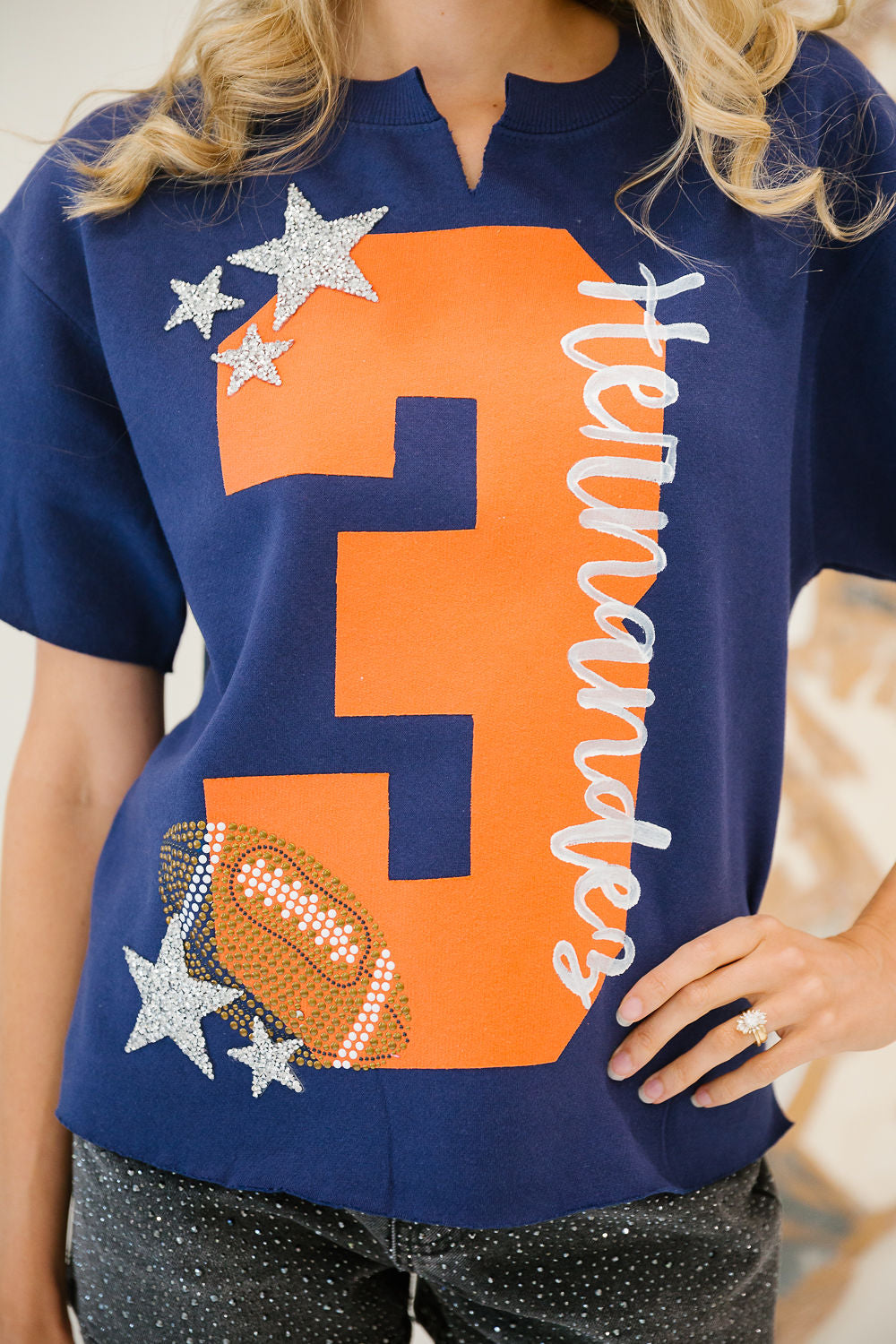 CUSTOM GAMEDAY NAME & NUMBER PULLOVER PULLOVER Judith March