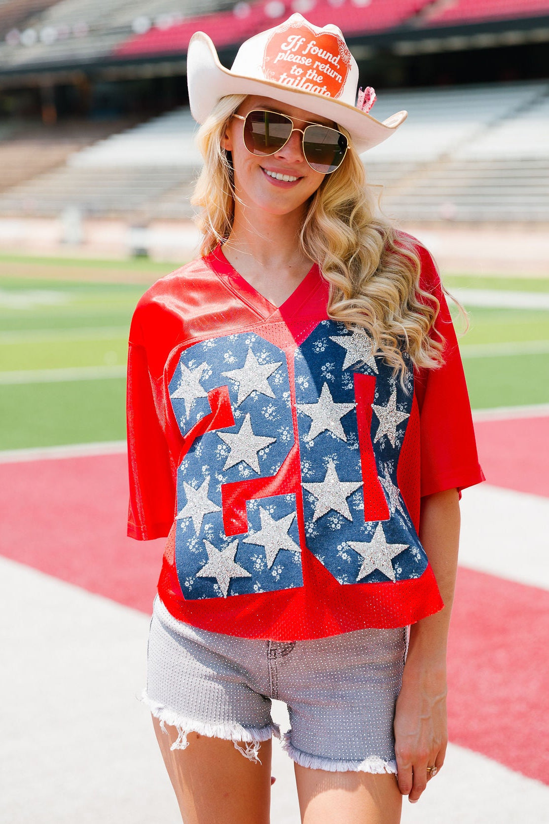 CUSTOM DENIM FLORAL NUMBER JERSEY jersey Judith March