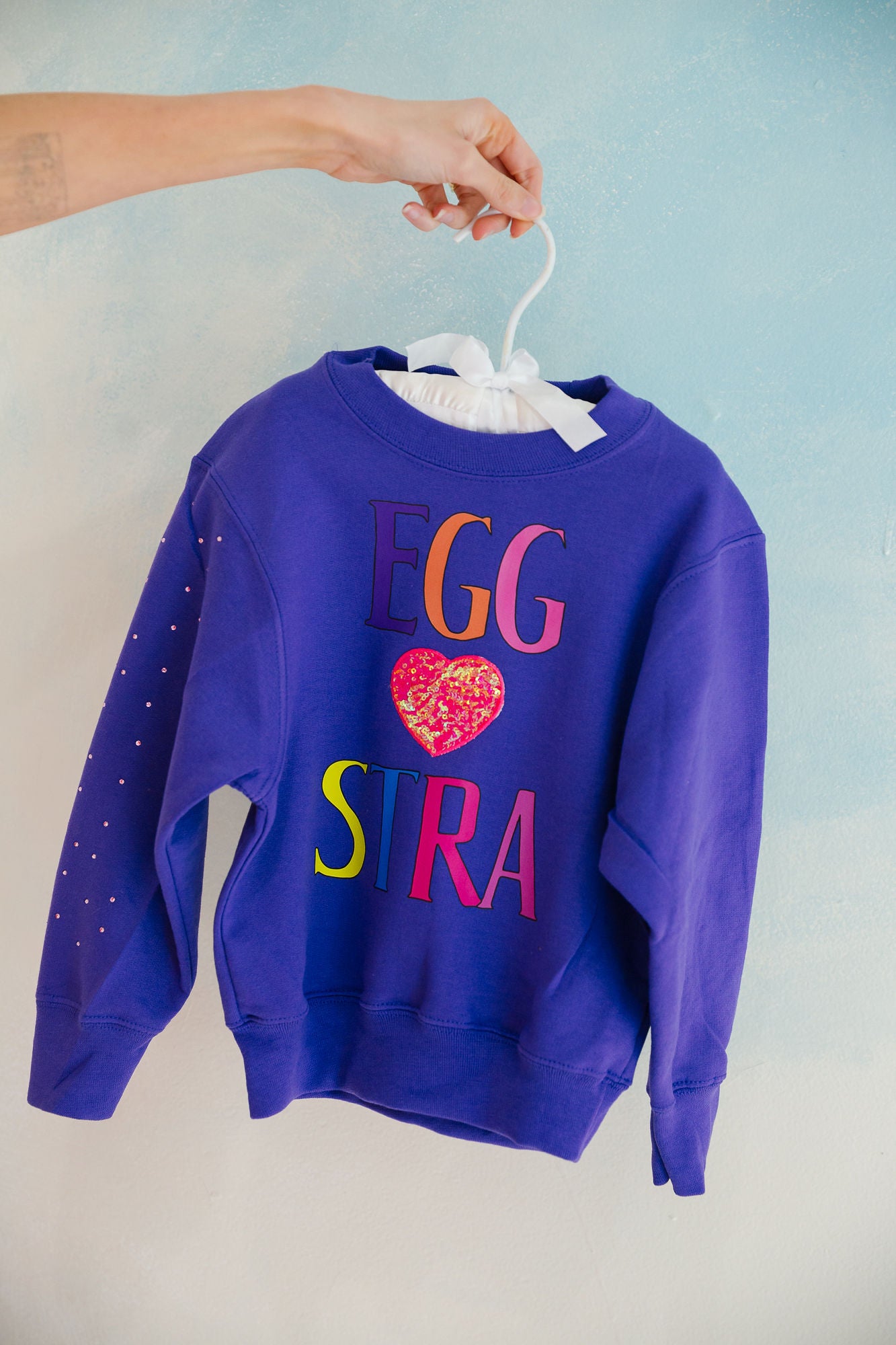 MINI KIDS EGGSTRA PURPLE PULLOVER PULLOVER Judith March