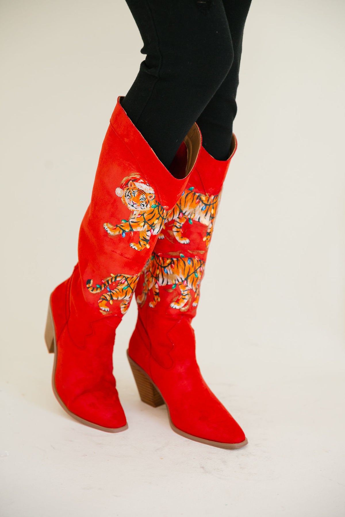 WILD ABOUT CHRISTMAS RED BOOTS BOOTS Judith March