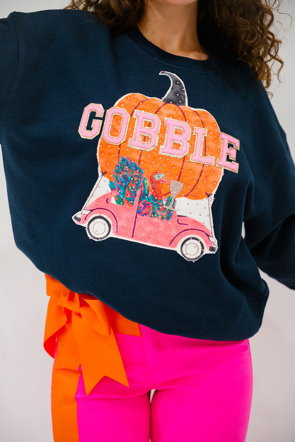 GOBBLE HOLIDAY VAN PULLOVER PULLOVER Judith March