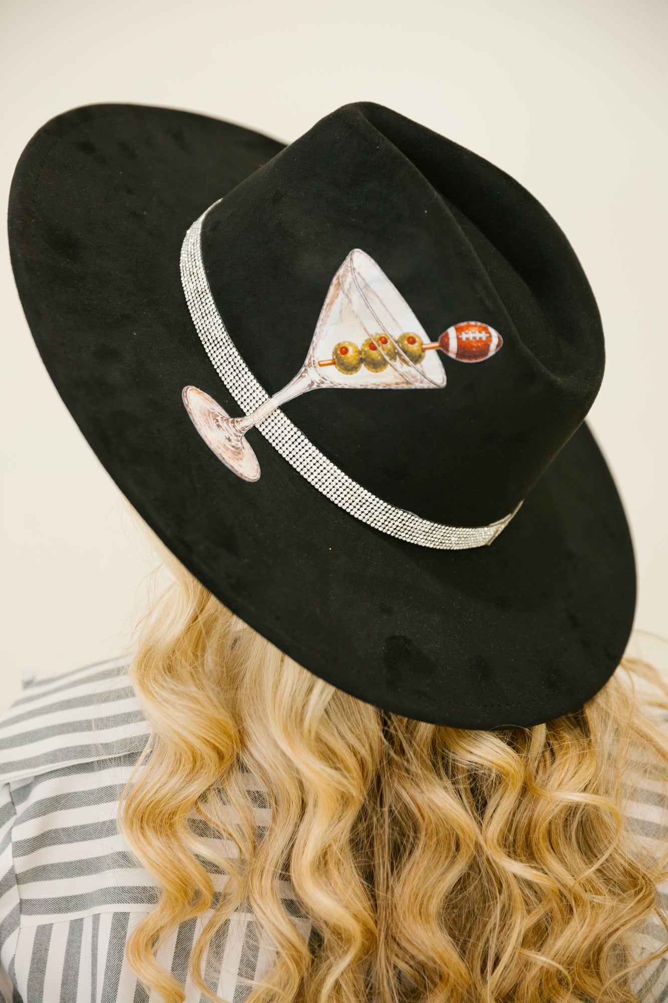 SPORTY MARTINI BLACK RANCHER HAT