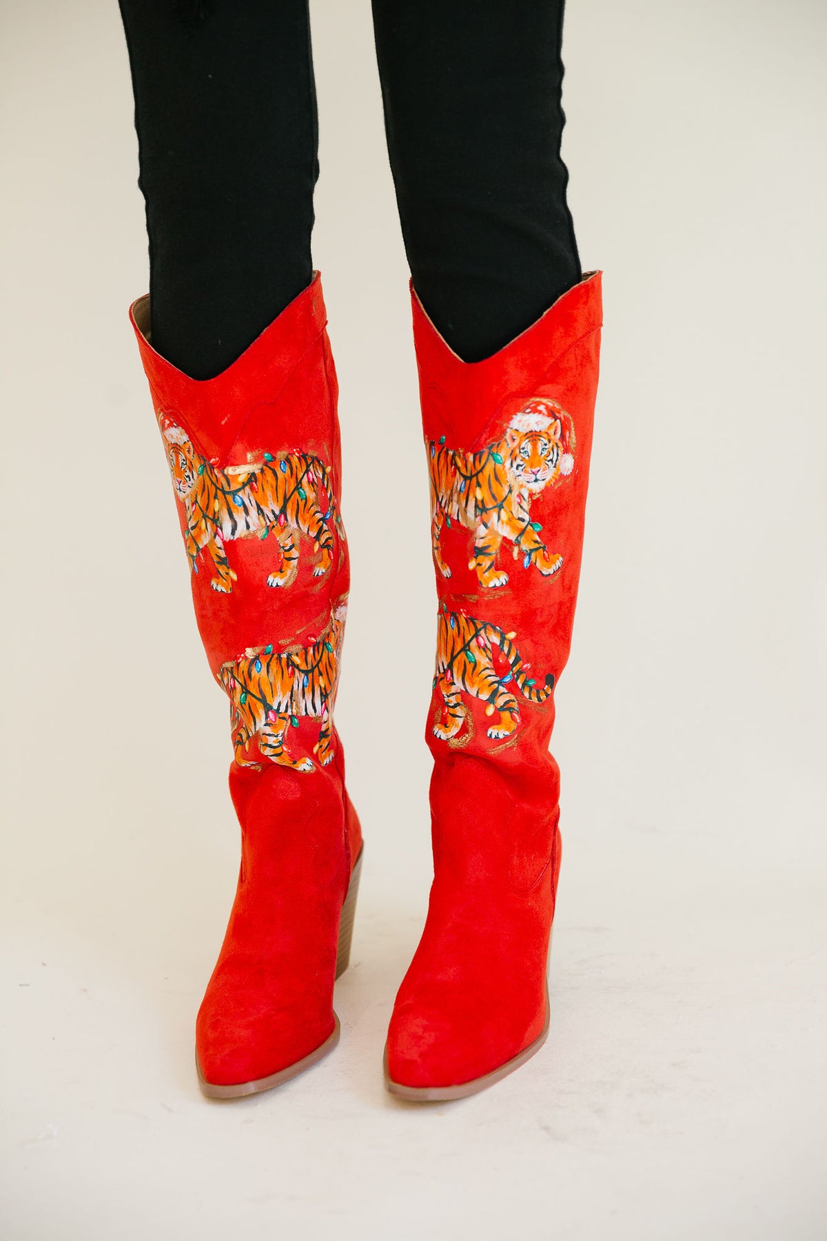 WILD ABOUT CHRISTMAS RED BOOTS BOOTS Judith March