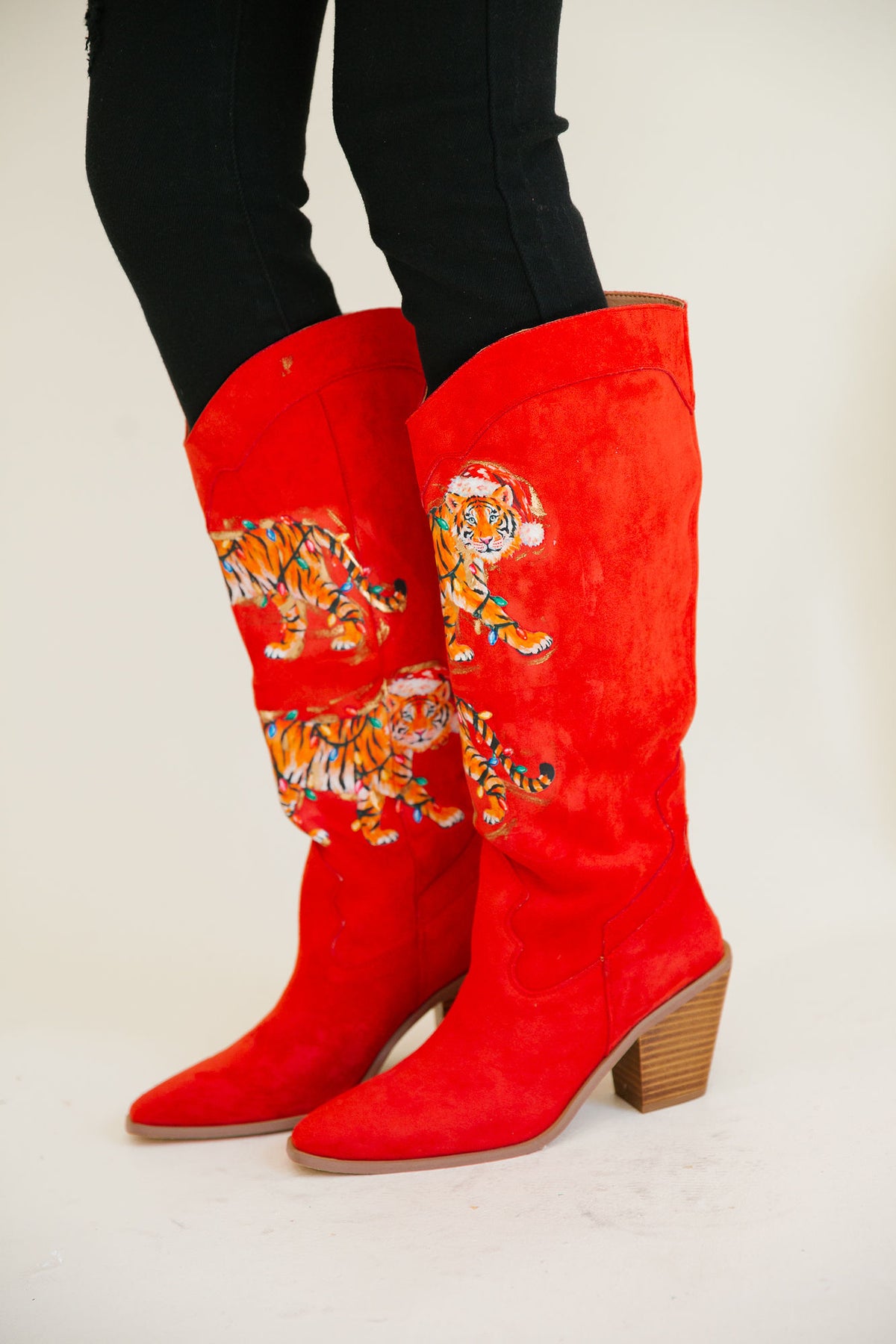 WILD ABOUT CHRISTMAS RED BOOTS BOOTS Judith March