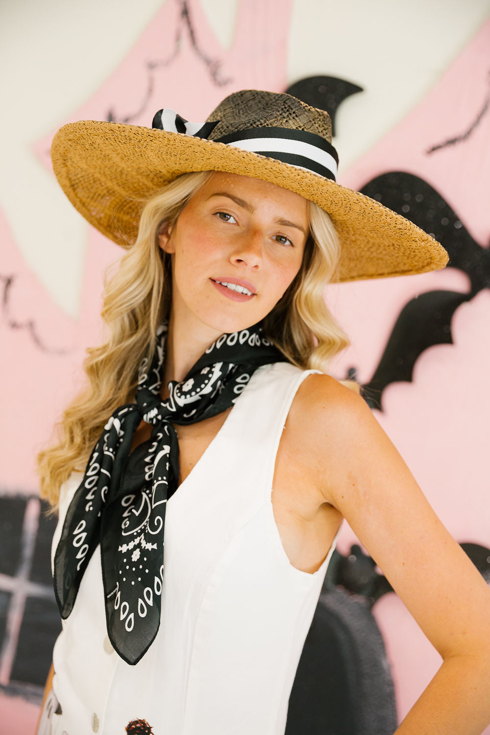 MIDNIGHT BANDANA SCARF Clutch Judith March
