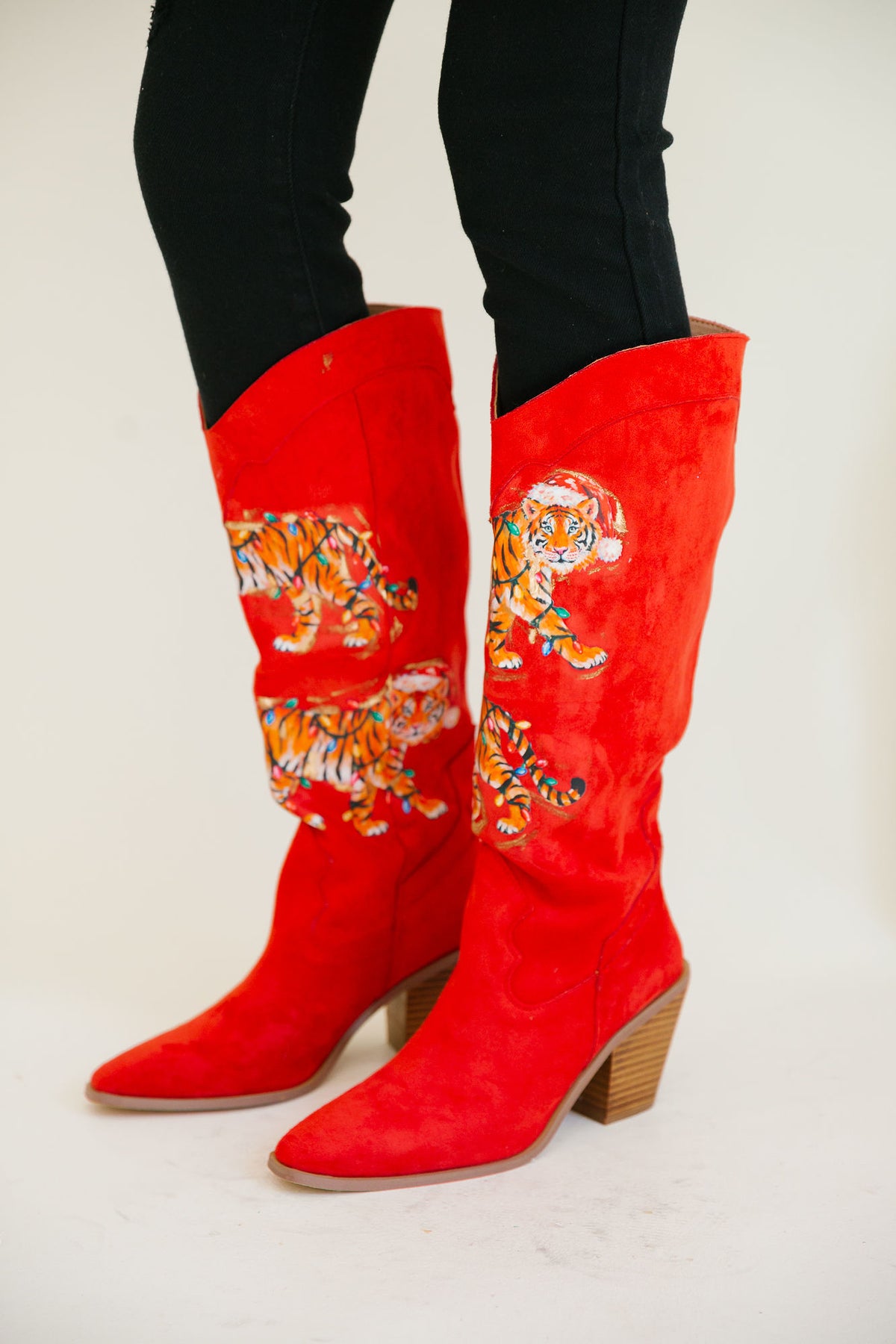 WILD ABOUT CHRISTMAS RED BOOTS BOOTS Judith March