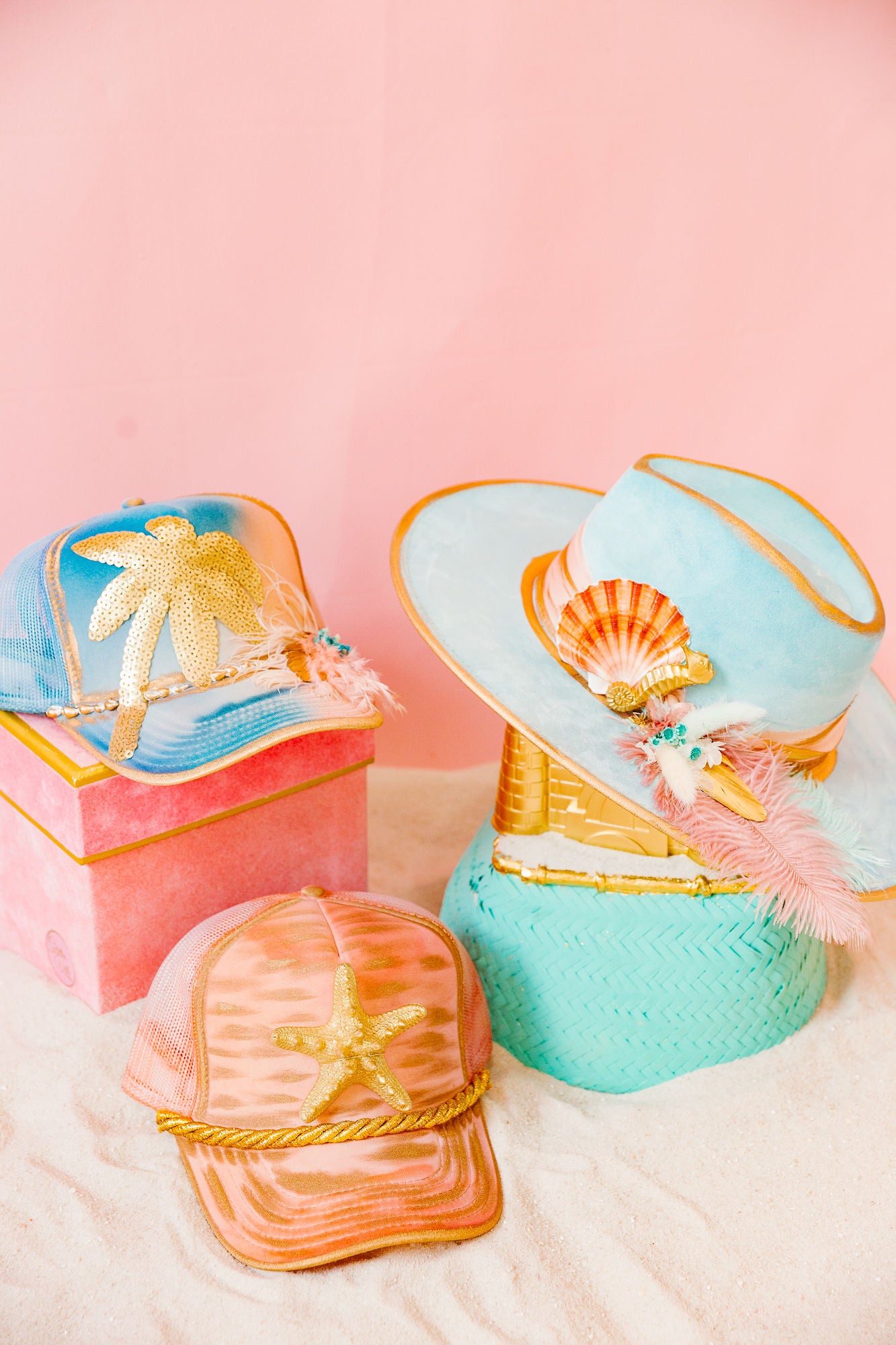 SEABREEZE BLUE RANCHER HAT RANCHER HAT Judith March