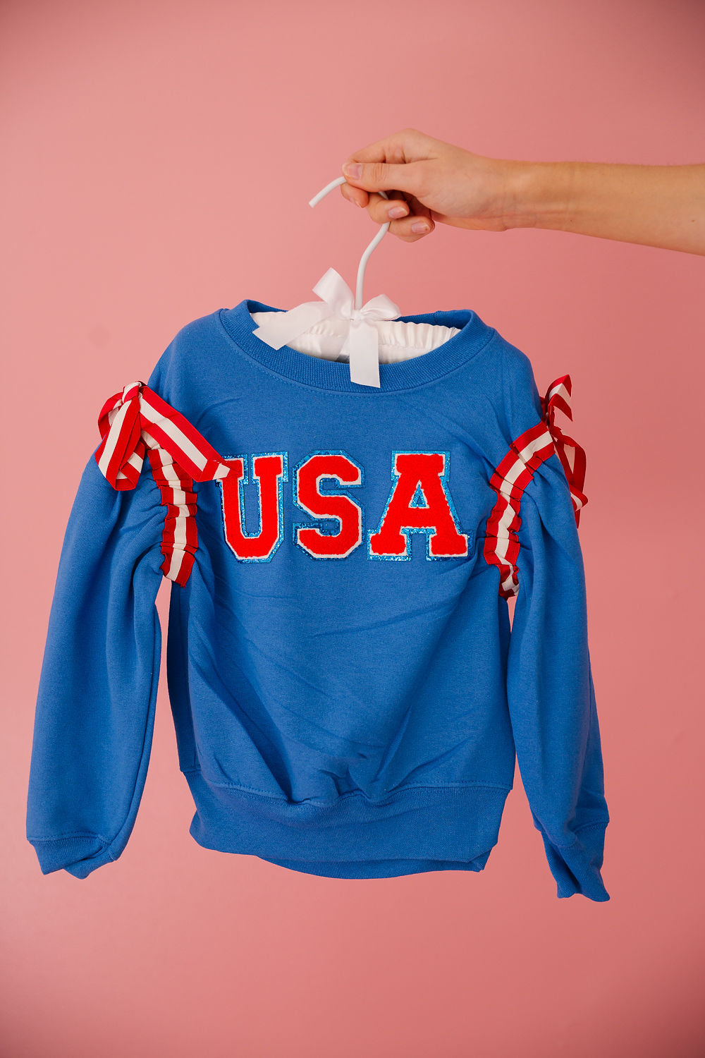 MINI KIDS USA RIBBON BLUE PULLOVER pullover Judith March   