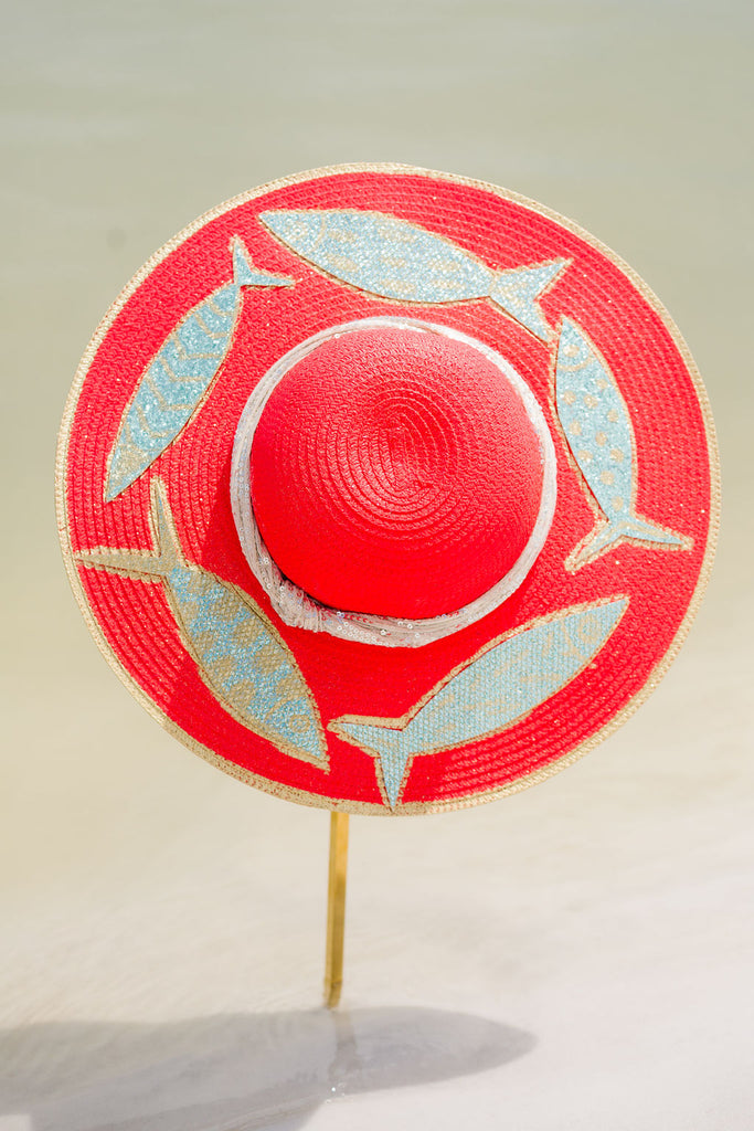 MORE FISH IN THE SEA SUN HAT Sun hat Judith March