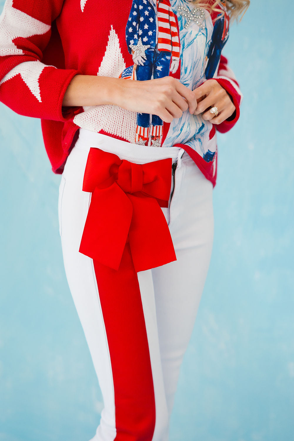 ALL AMERICAN WHITE FLARES FLARES Judith March