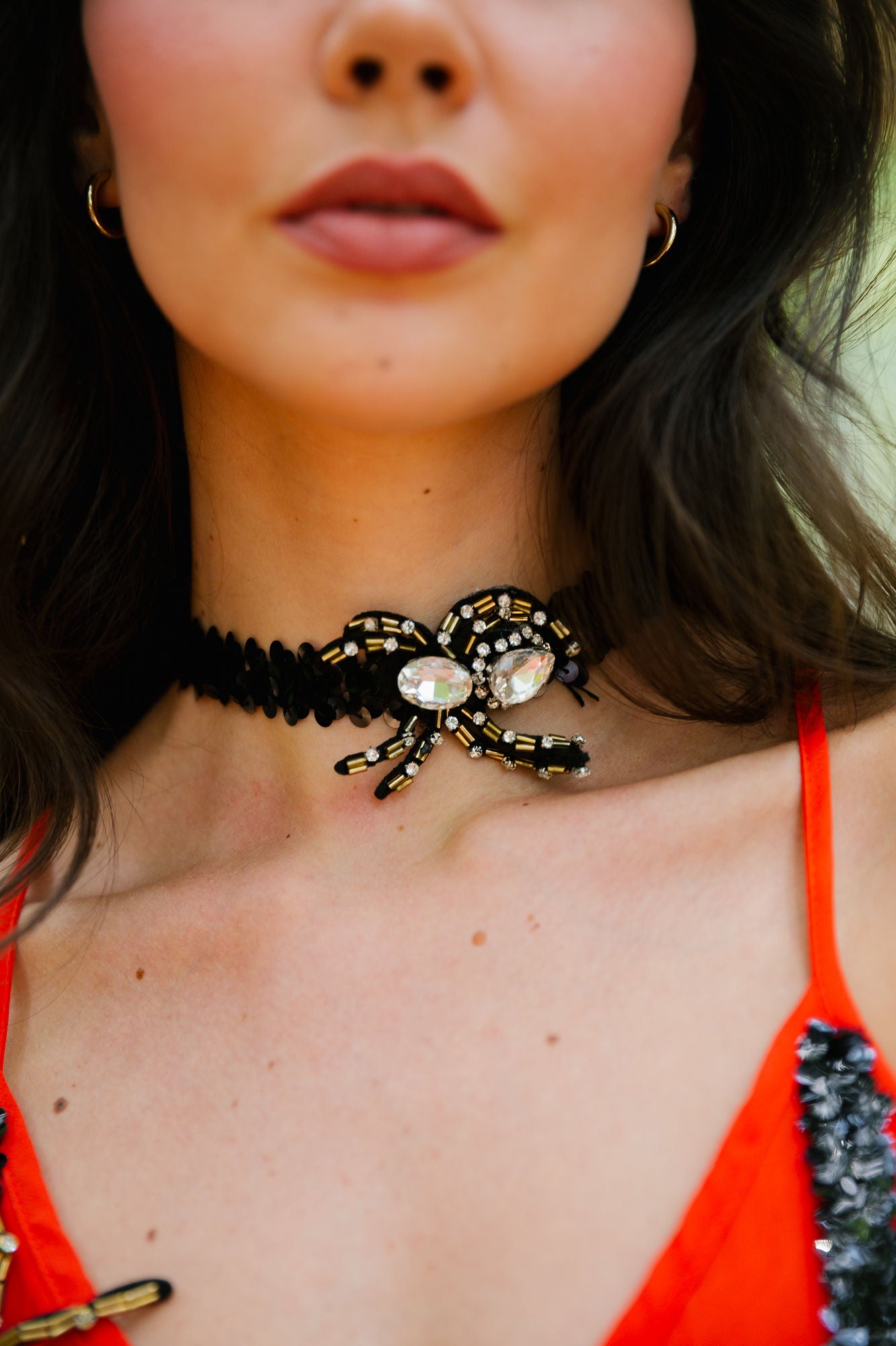 NIGHT CRAWLER CHOKER NECKLACE Judith March