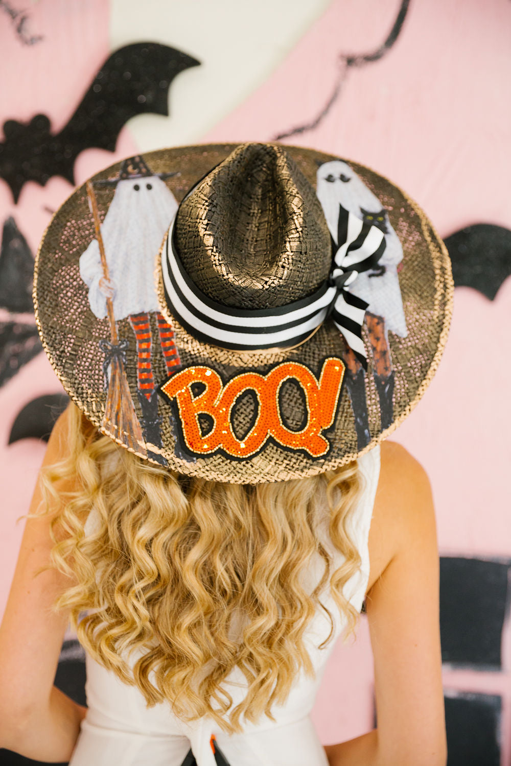 BOO CREW GHOST RANCHER HAT TRUCKER HAT Judith March
