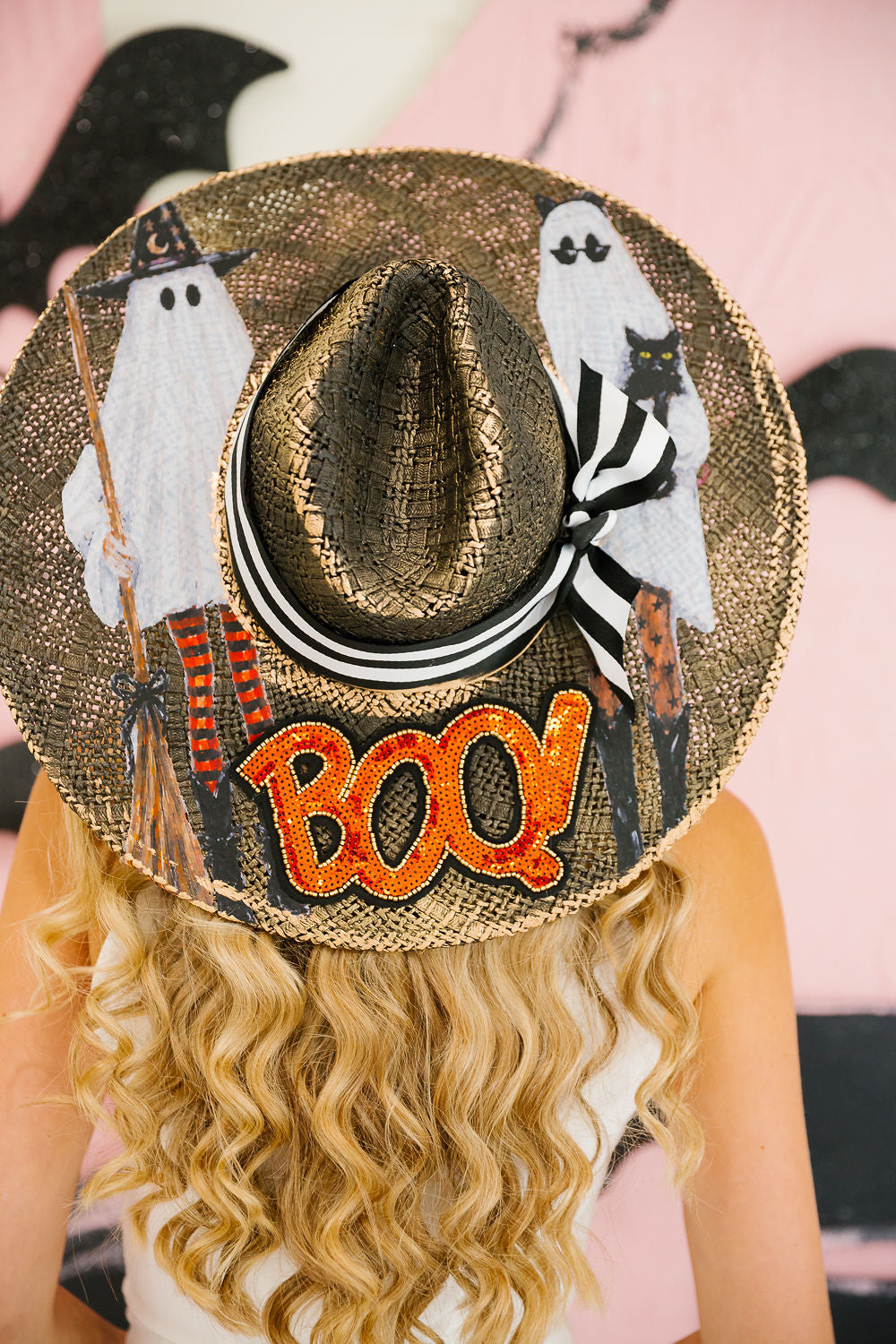 BOO CREW GHOST RANCHER HAT TRUCKER HAT Judith March