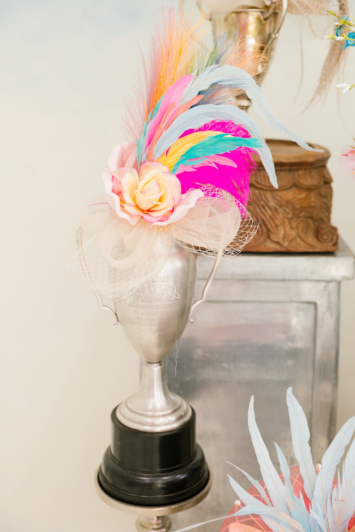 GARDEN PARTY FASCINATOR (ONE OF A KIND) FASCINATOR Judith March