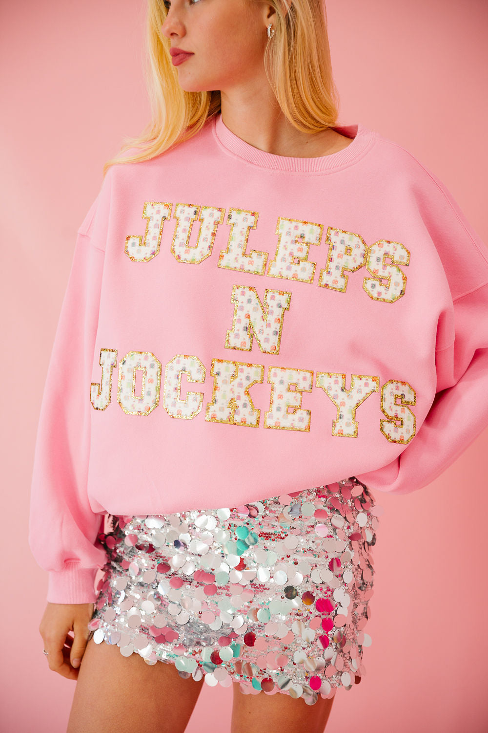 JULEPS N JOCKEYS PINK PULLOVER pullover Judith March