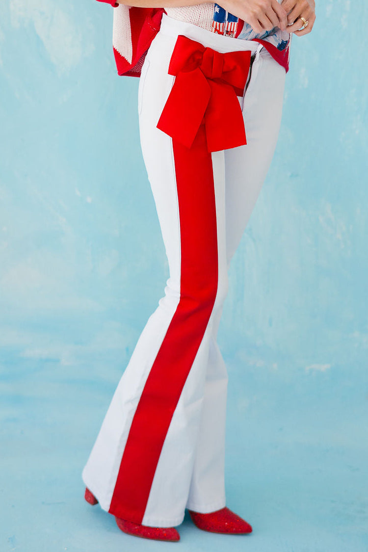 ALL AMERICAN WHITE FLARES FLARES Judith March