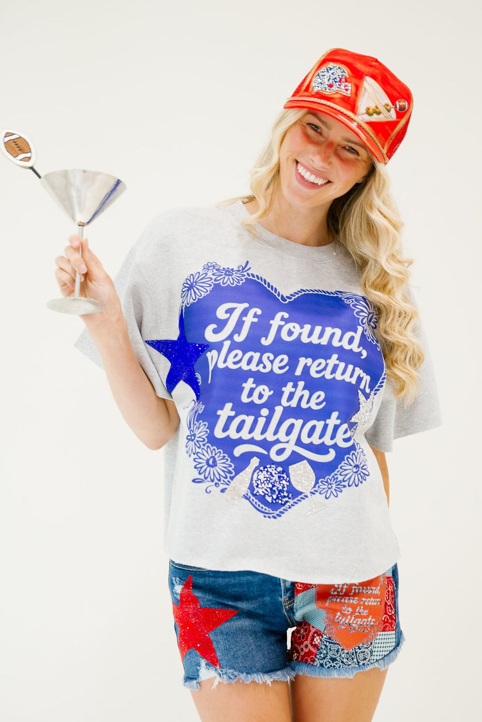 IF FOUND, RETURN TO TAILGATE GREY PULLOVER