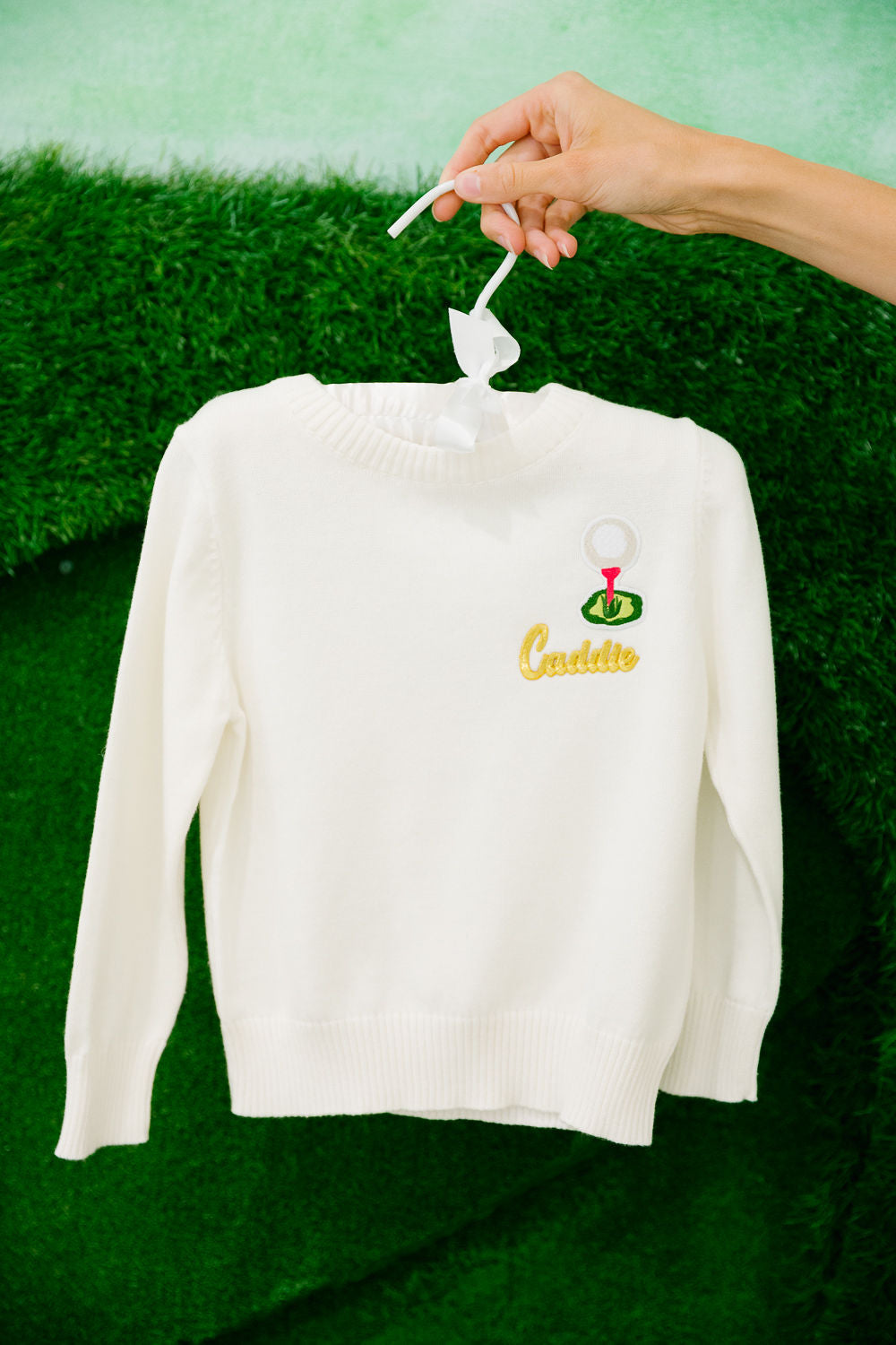 **MINI KIDS CADDIE WHITE SWEATER SWEATER Judith March