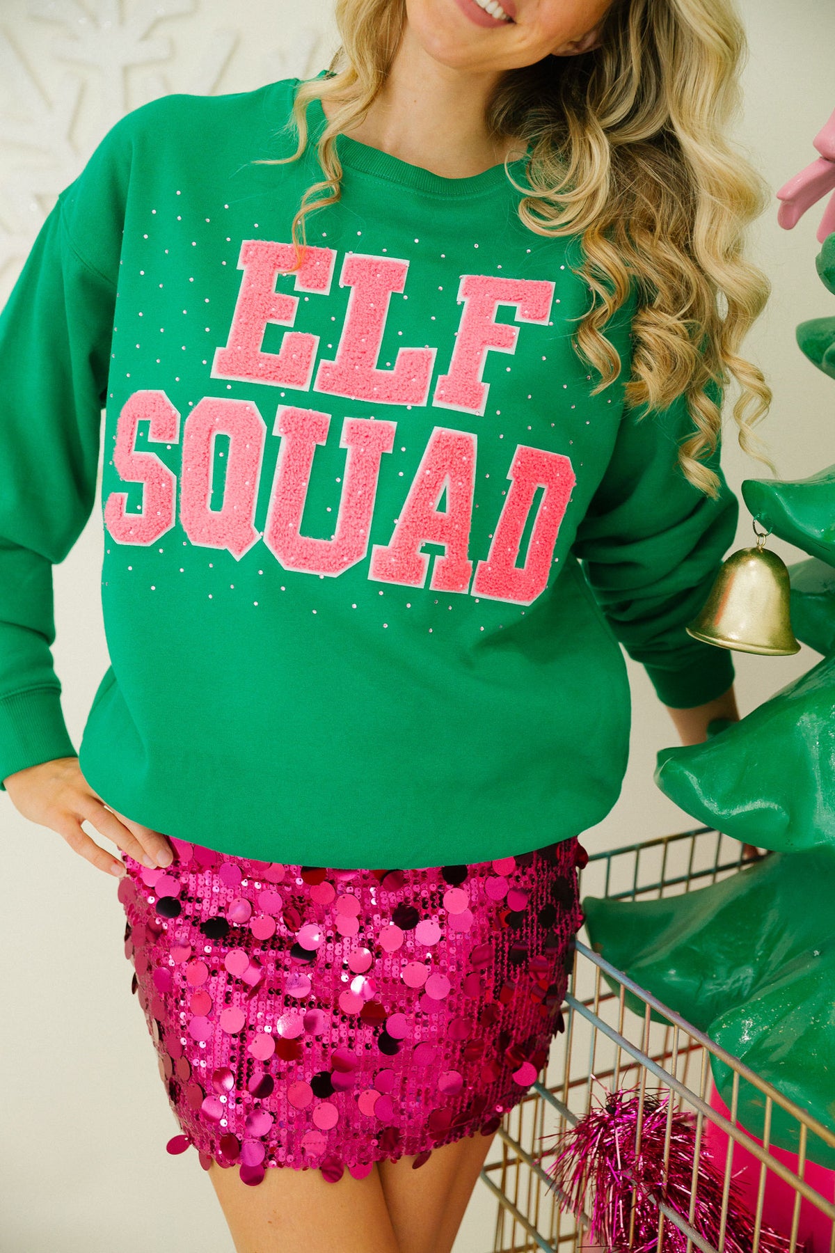 ELF SQUAD GREEN PULLOVER PULLOVER Judith March