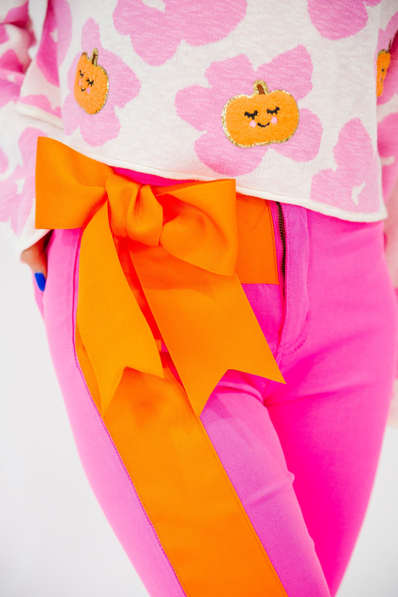 SPOOKY SEASON PINK FLARES FLARES Judith March