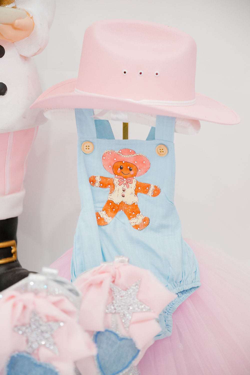 MINI KIDS COWGIRL GINGERBREAD ONESIE ONESIE Judith March
