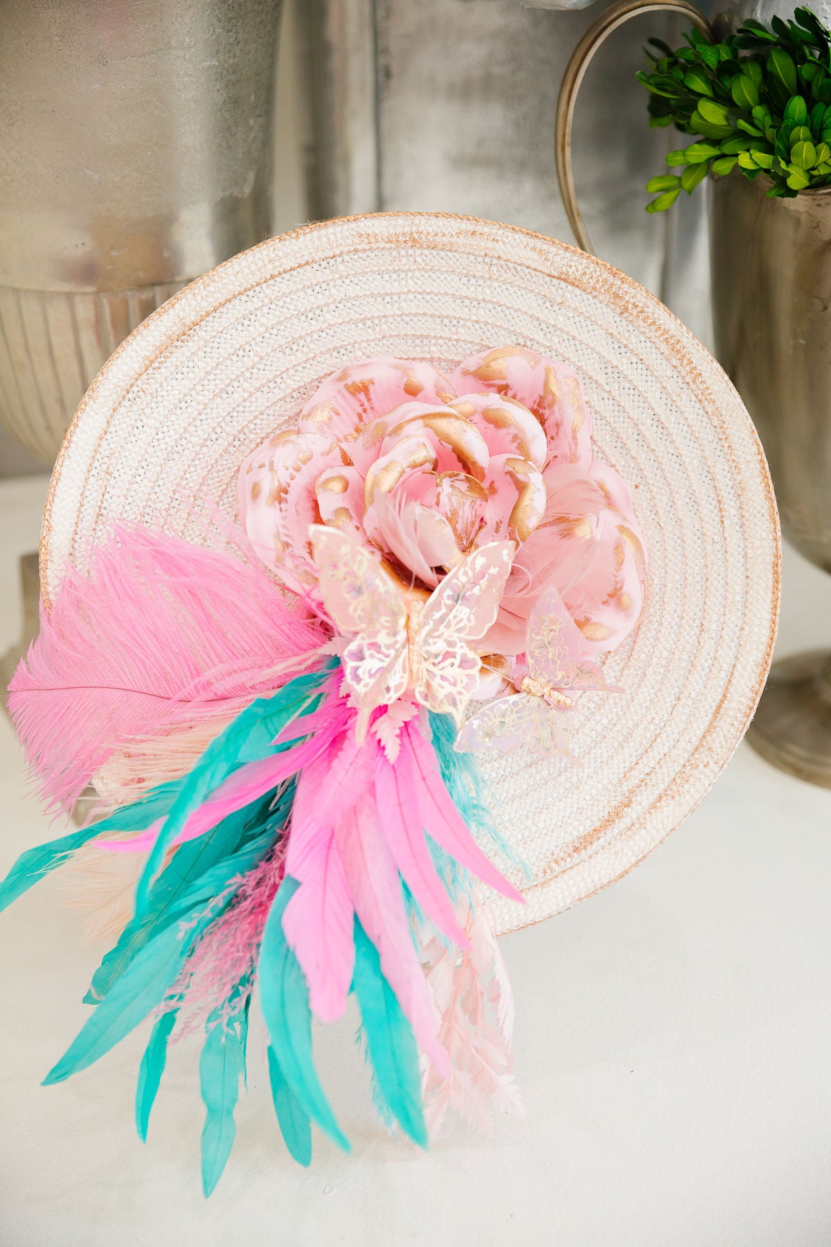 FLUTTER CROWN FASCINATOR (ONE OF A KIND) FASCINATOR Judith March