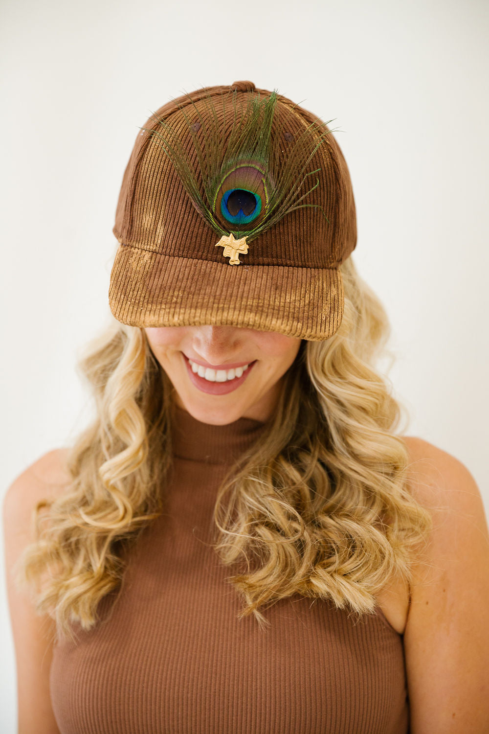 SADDLE SEASON CORDUROY TRUCKER HAT TRUCKER HAT Judith March